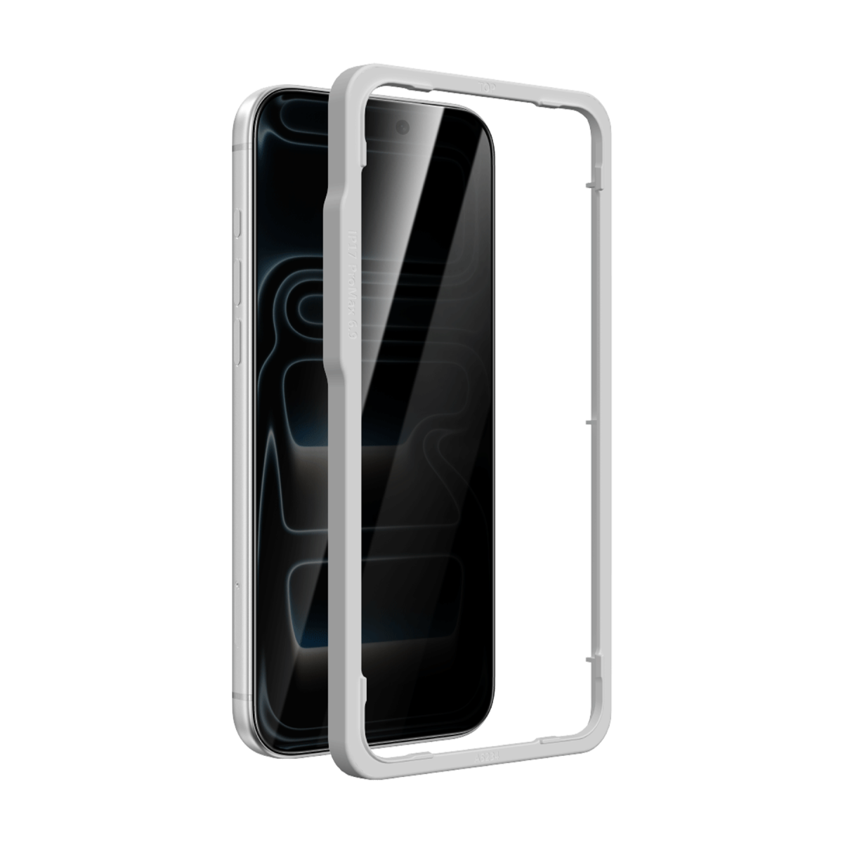 Keephone Apple iPhone 18 Pro Innova Hayalet Cam Ekran Koruyucu - Siyah