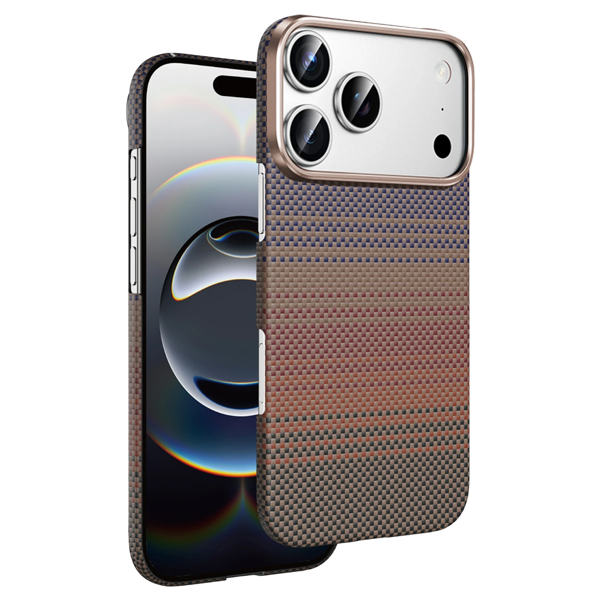 Keephone Apple iPhone 18 Pro Kevlar Seanova Magsafe Kılıf - Sunset