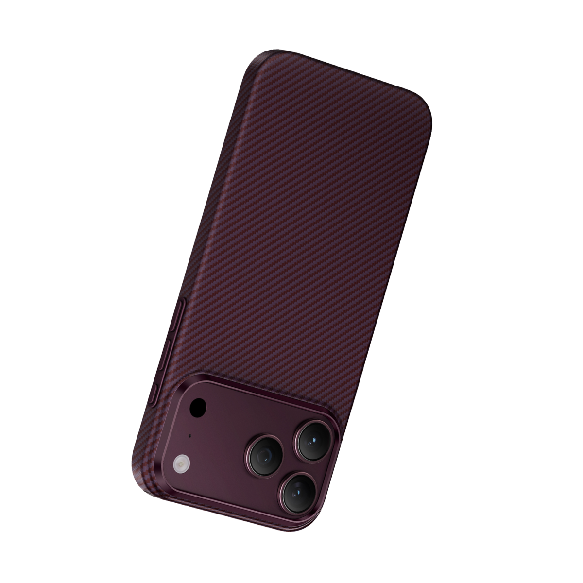 Keephone Apple iPhone 18 Pro/17 Pro Kevlar Sweden Magsafe Kılıf - Bordo