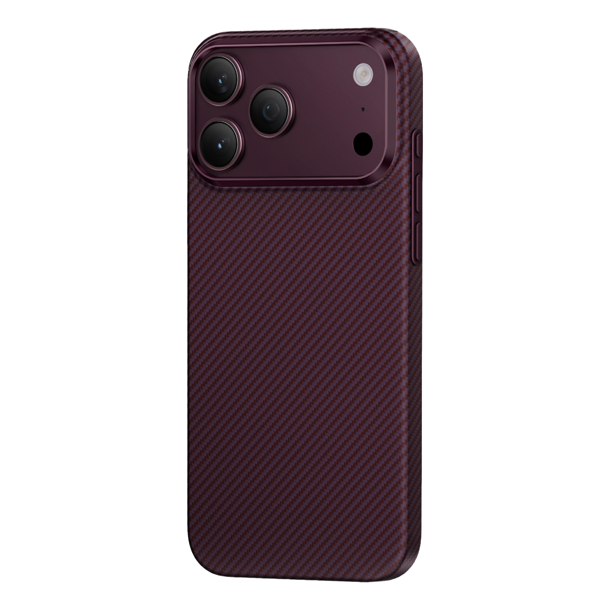 Keephone Apple iPhone 18 Pro/17 Pro Kevlar Sweden Magsafe Kılıf - Bordo