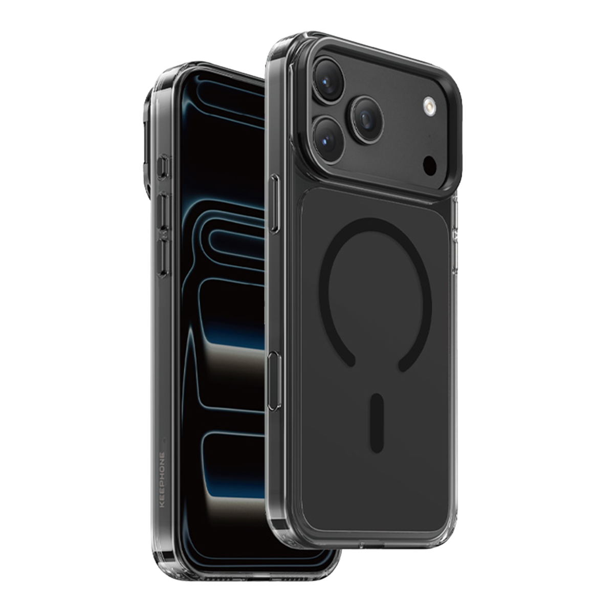 Keephone Apple iPhone 18 Pro Magicam Standlı Magsafe Kapak - Siyah