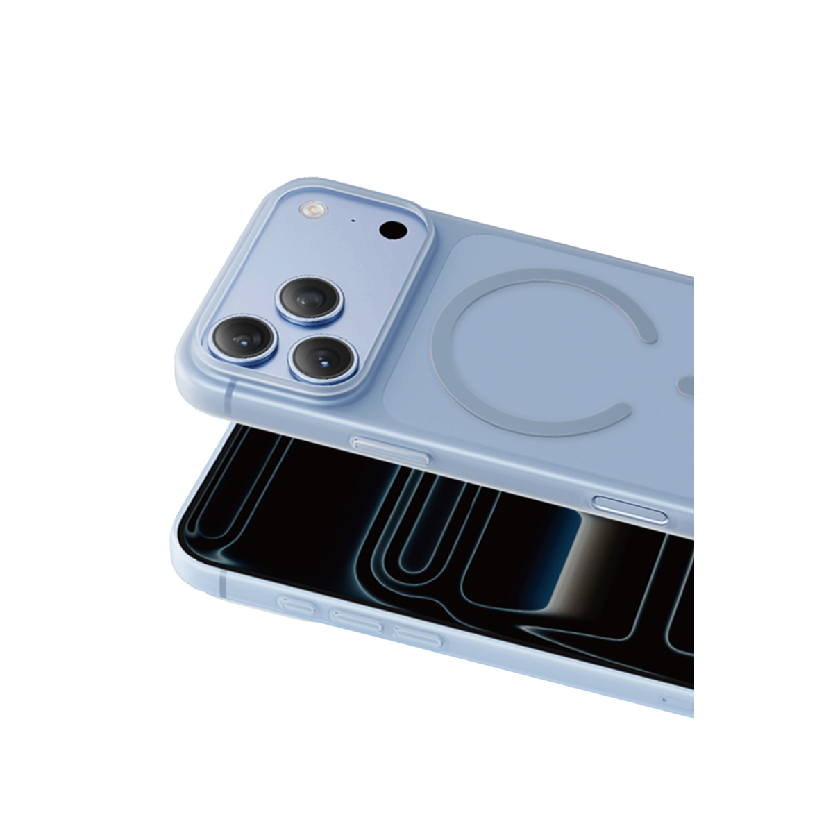 Keephone Apple iPhone 18 Pro Max AirSkin Pro Magsafe Kılıf - Açık Mavi