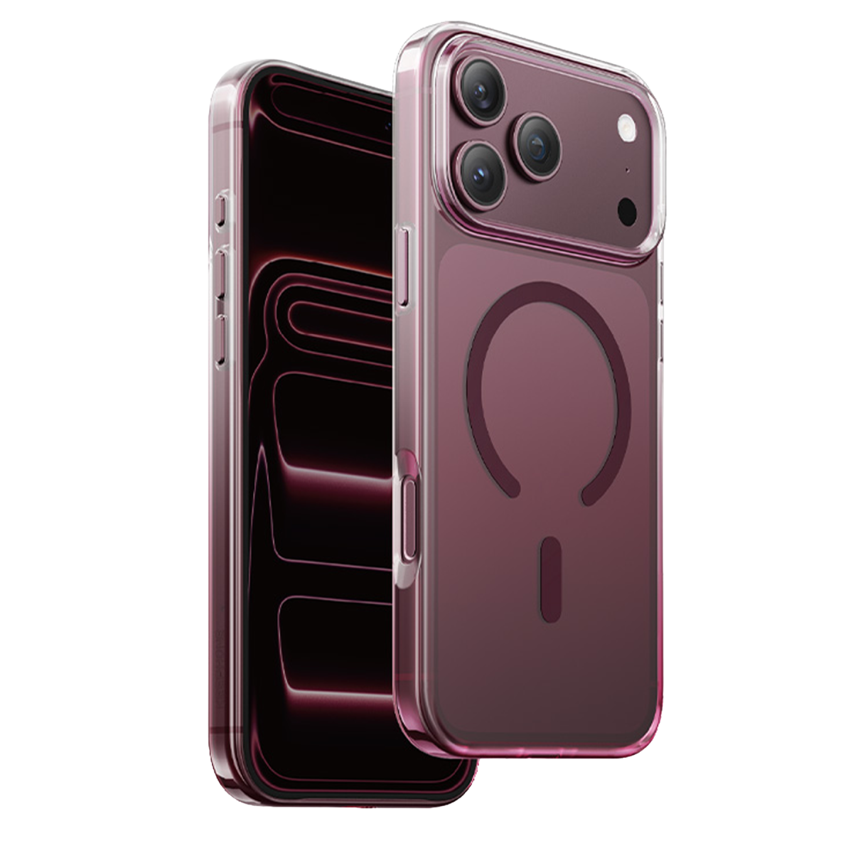 Keephone Apple iPhone 18 Pro Max Aurora Pro Magsafe Kılıf - Bordo