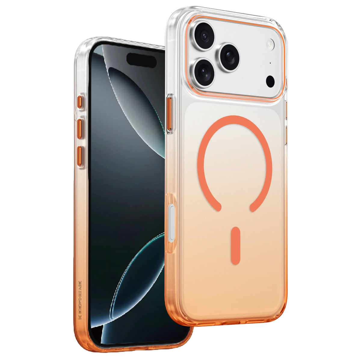 Keephone Apple iPhone 18 Pro Max Aurora Pro Magsafe Kılıf - Turuncu