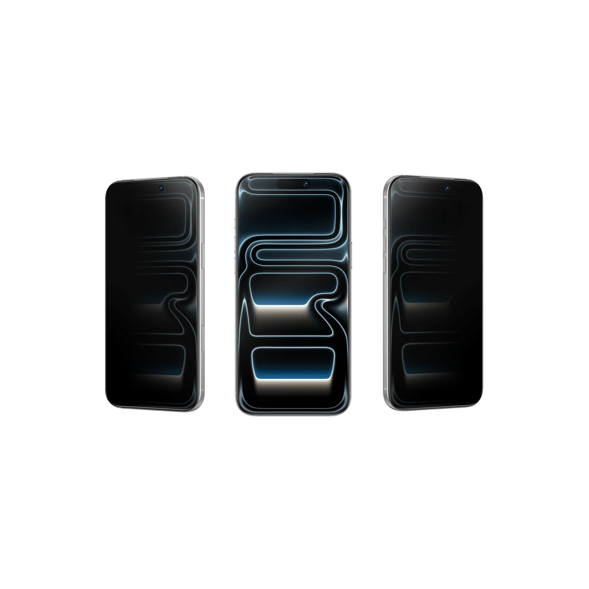 Keephone Apple iPhone 18 Pro Max EasyFit Hayalet Cam Ekran Koruyucu - Siyah