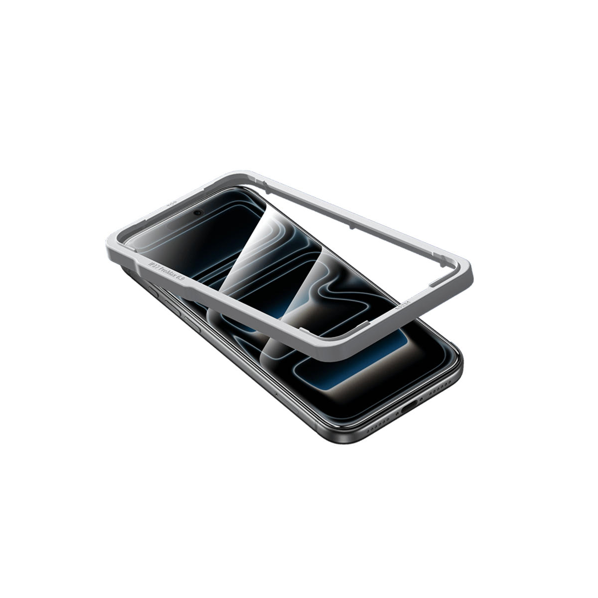 Keephone Apple iPhone 18 Pro Max Innova Hayalet Cam Ekran Koruyucu - Siyah