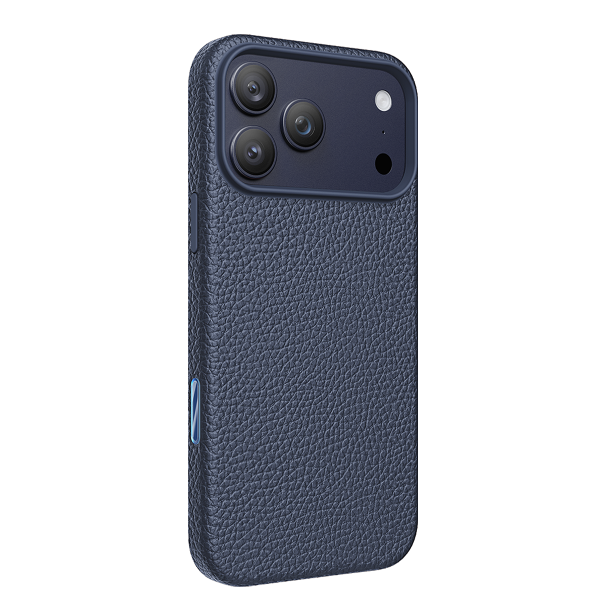 Keephone Apple iPhone 18 Pro Max Lycucci Deri Manyetik Kapak - Lacivert