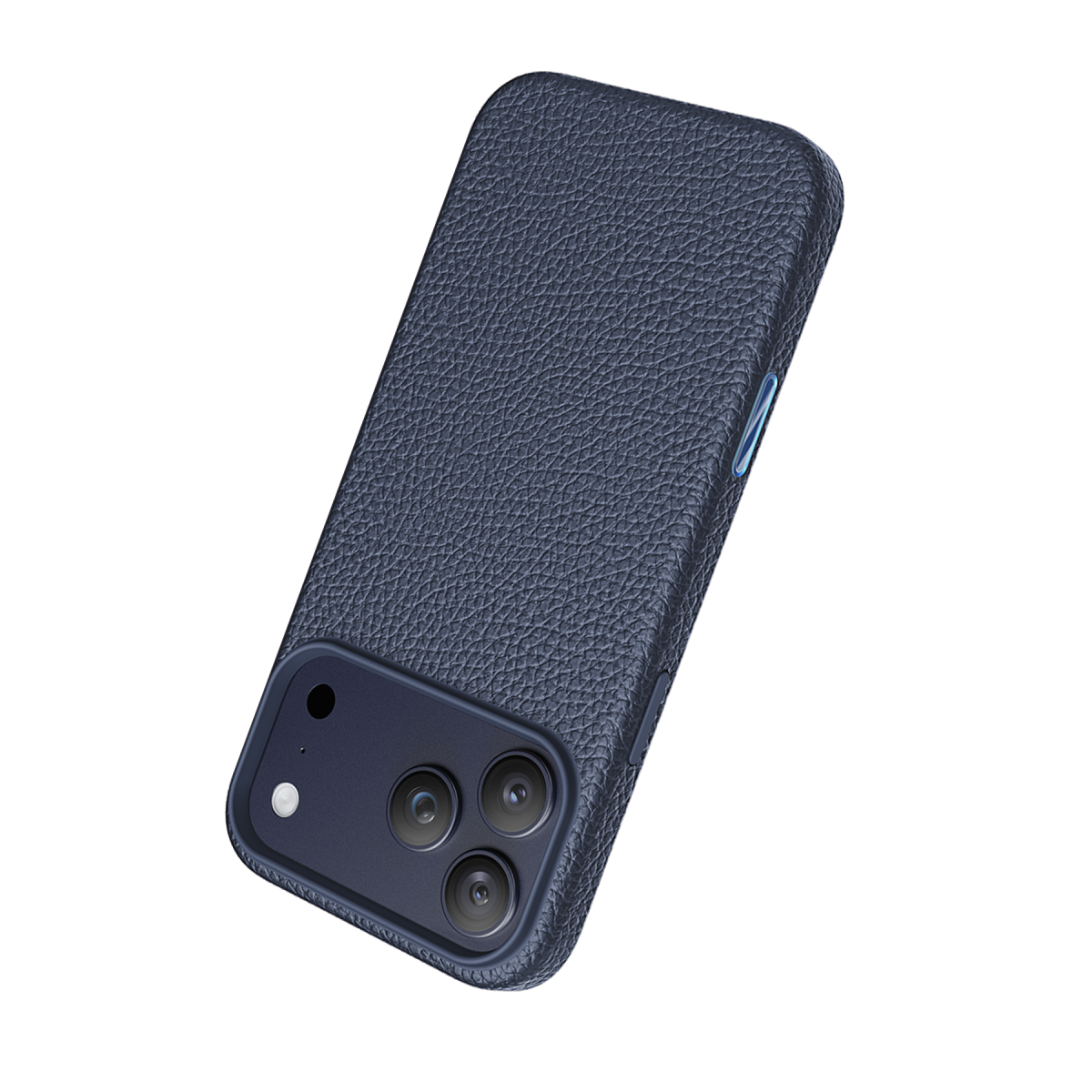 Keephone Apple iPhone 18 Pro Max Lycucci Deri Manyetik Kapak - Lacivert