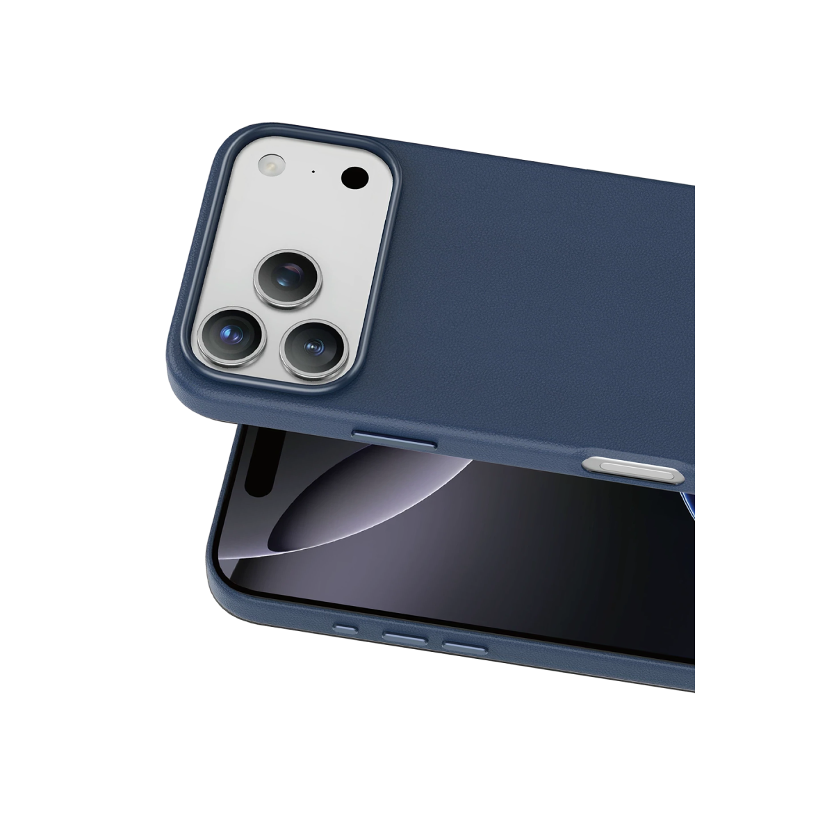 Keephone Apple iPhone 18 Pro Max Peekaboo Magsafe Kapak - Lacivert