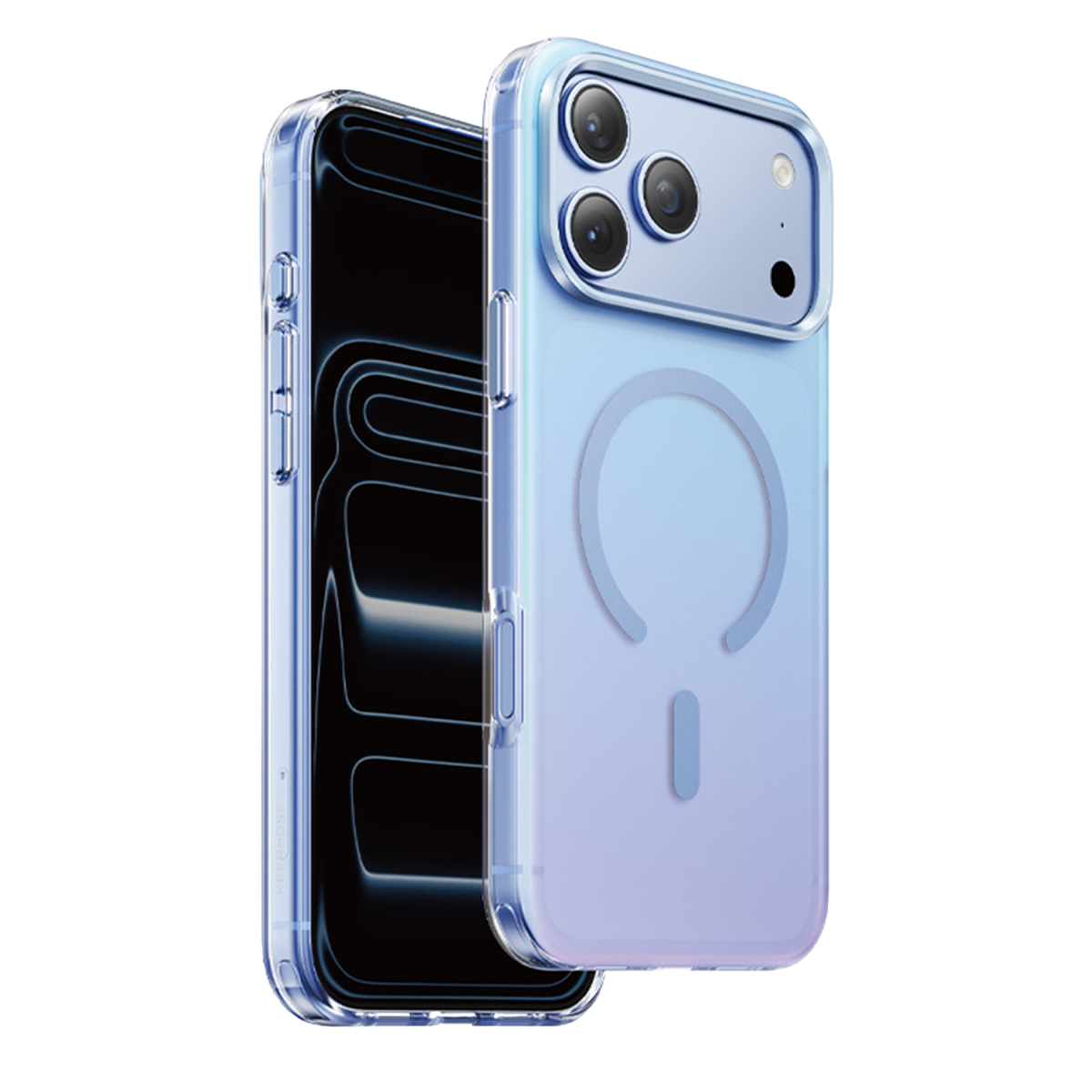 Keephone Apple iPhone 18 Pro Max Rainbow Magsafe Kapak - Açık Mavi
