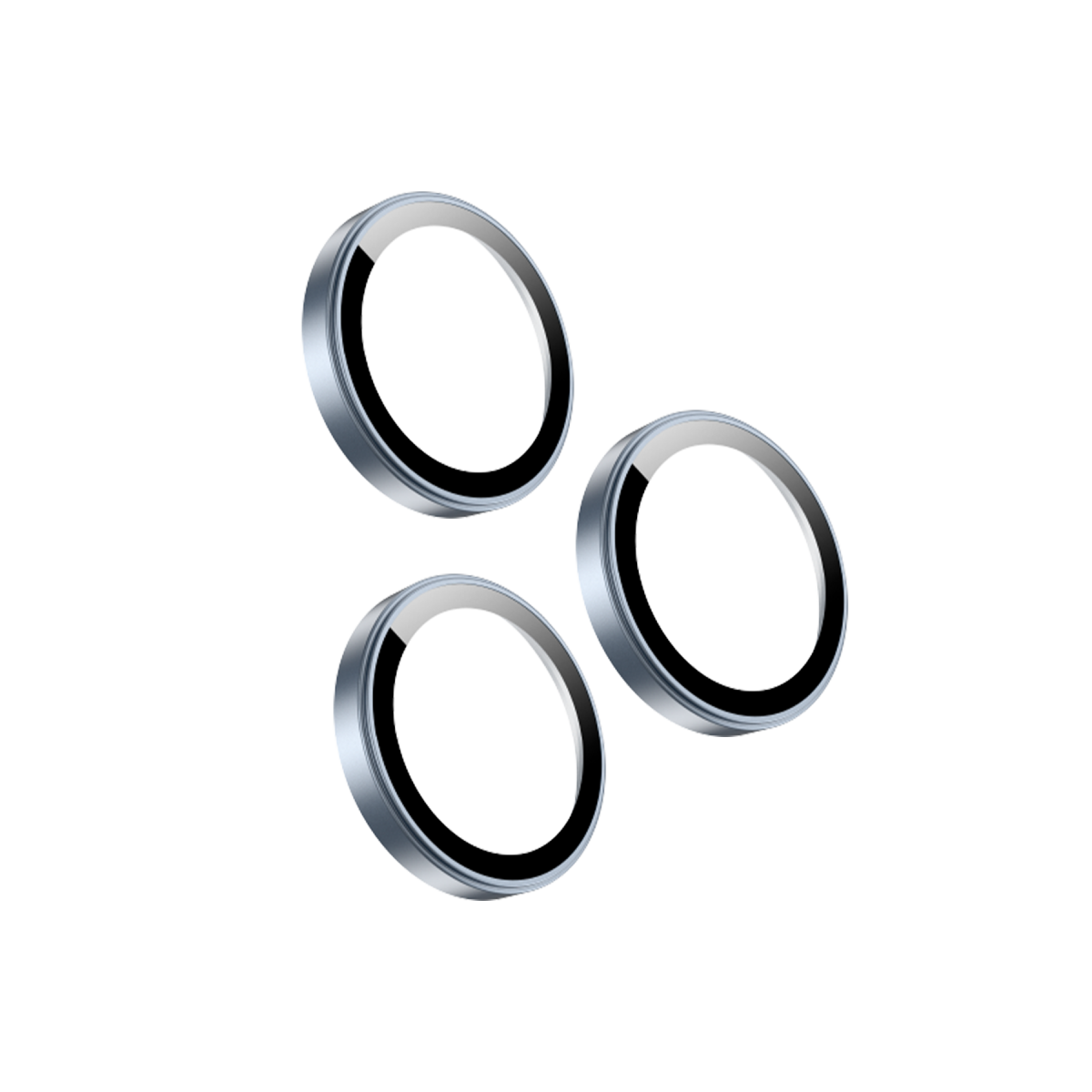 Keephone Apple iPhone 18 Pro Max Sapphire PVD Kamera Lens - Açık Mavi