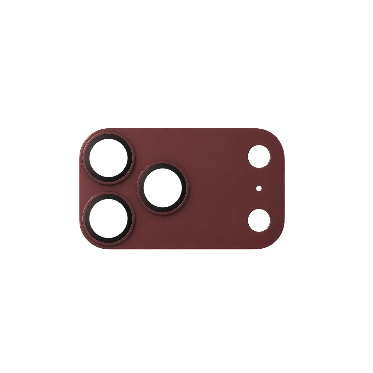 Keephone Apple iPhone 18 Pro Max Wellens Kamera Lens Koruyucu - Bordo