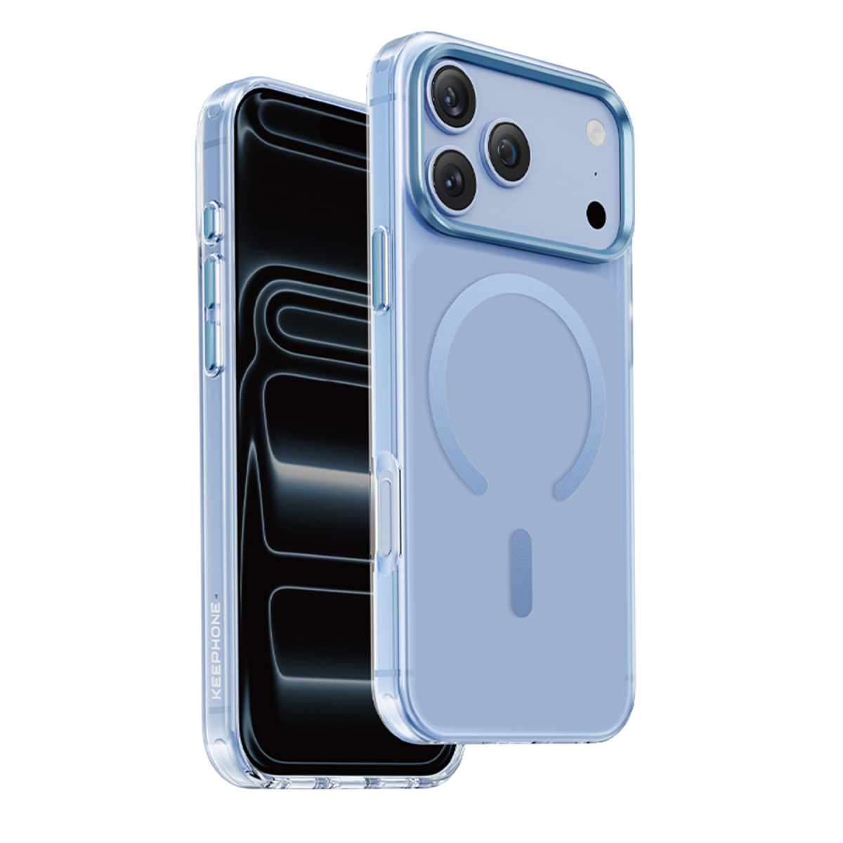 Keephone Apple iPhone 18 Pro Mococo Magsafe Kapak - Açık Mavi