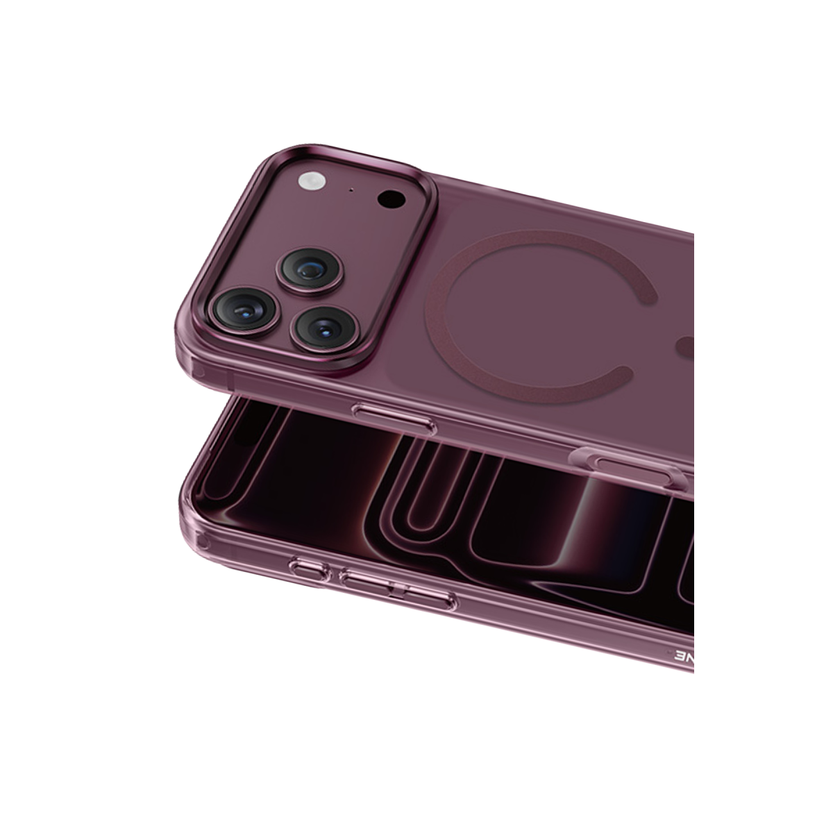 Keephone Apple iPhone 18 Pro Mococo Magsafe Kapak - Bordo