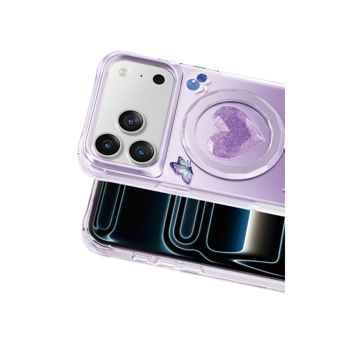 Keephone Apple iPhone 18 Pro Peachy Magsafe Kapak - Mor