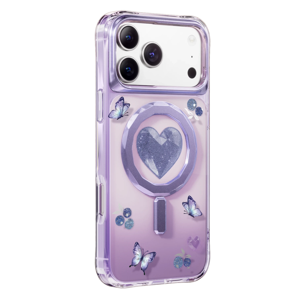 Keephone Apple iPhone 18 Pro Peachy Magsafe Kapak - Mor