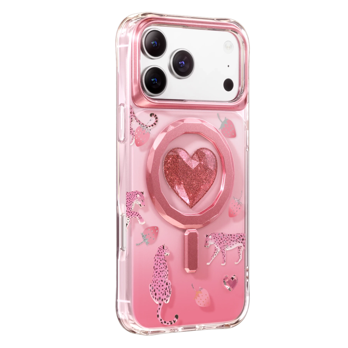 Keephone Apple iPhone 18 Pro Peachy Magsafe Kapak - Pembe