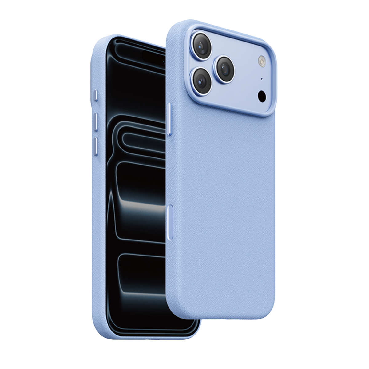 Keephone Apple iPhone 18 Pro Peekaboo Magsafe Kapak - Açık Mavi