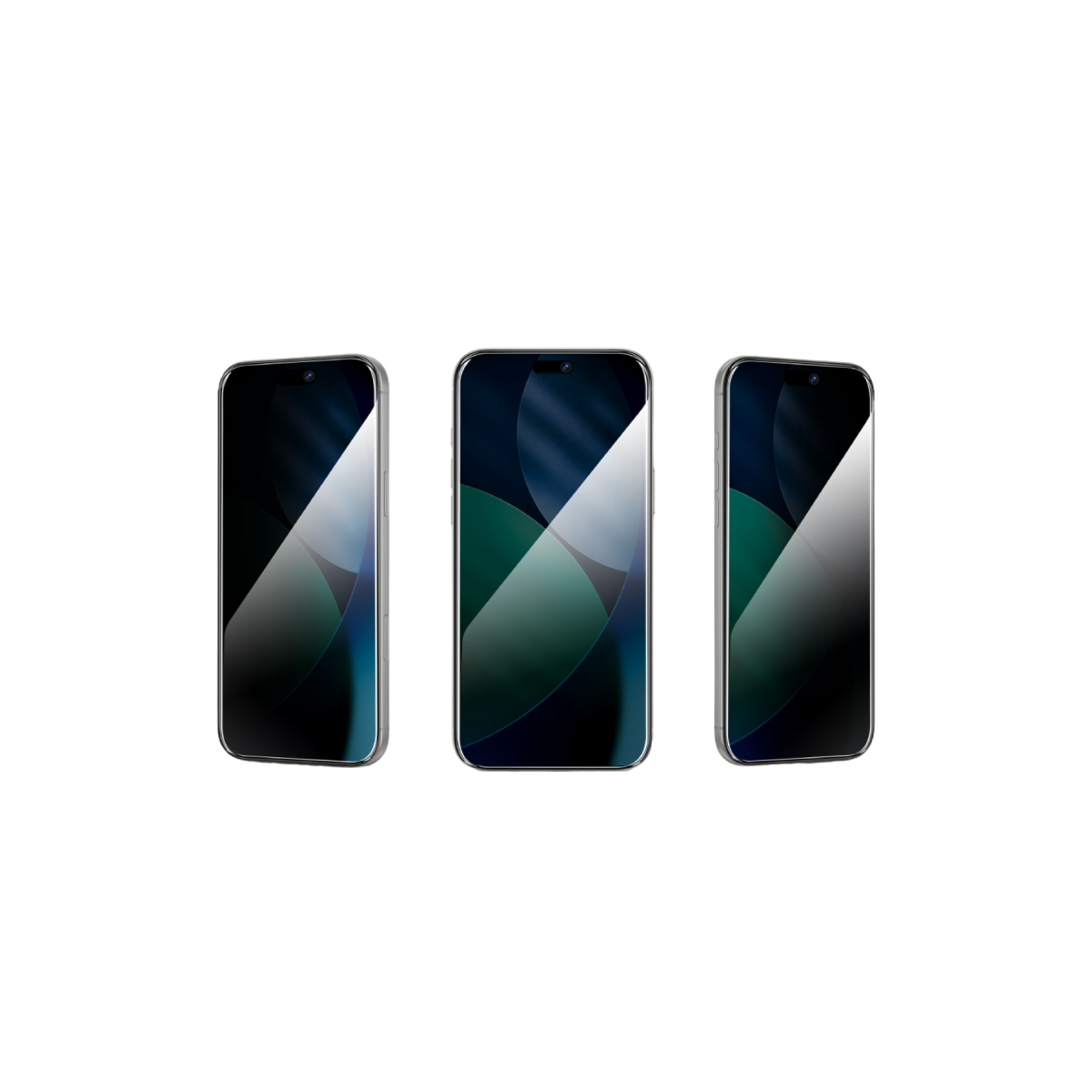 Keephone Apple iPhone 18 Pro Revo Titan Hayalet Cam Ekran Koruyucu - Siyah