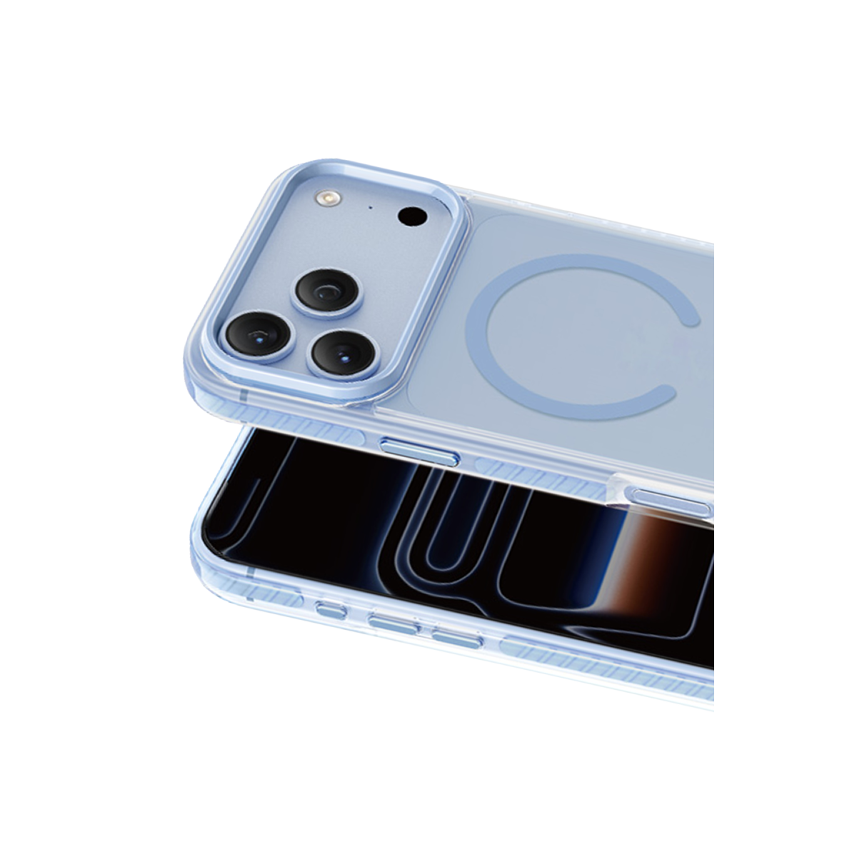 Keephone Apple iPhone 18 Pro Shockstar Magsafe Kapak - Açık Mavi
