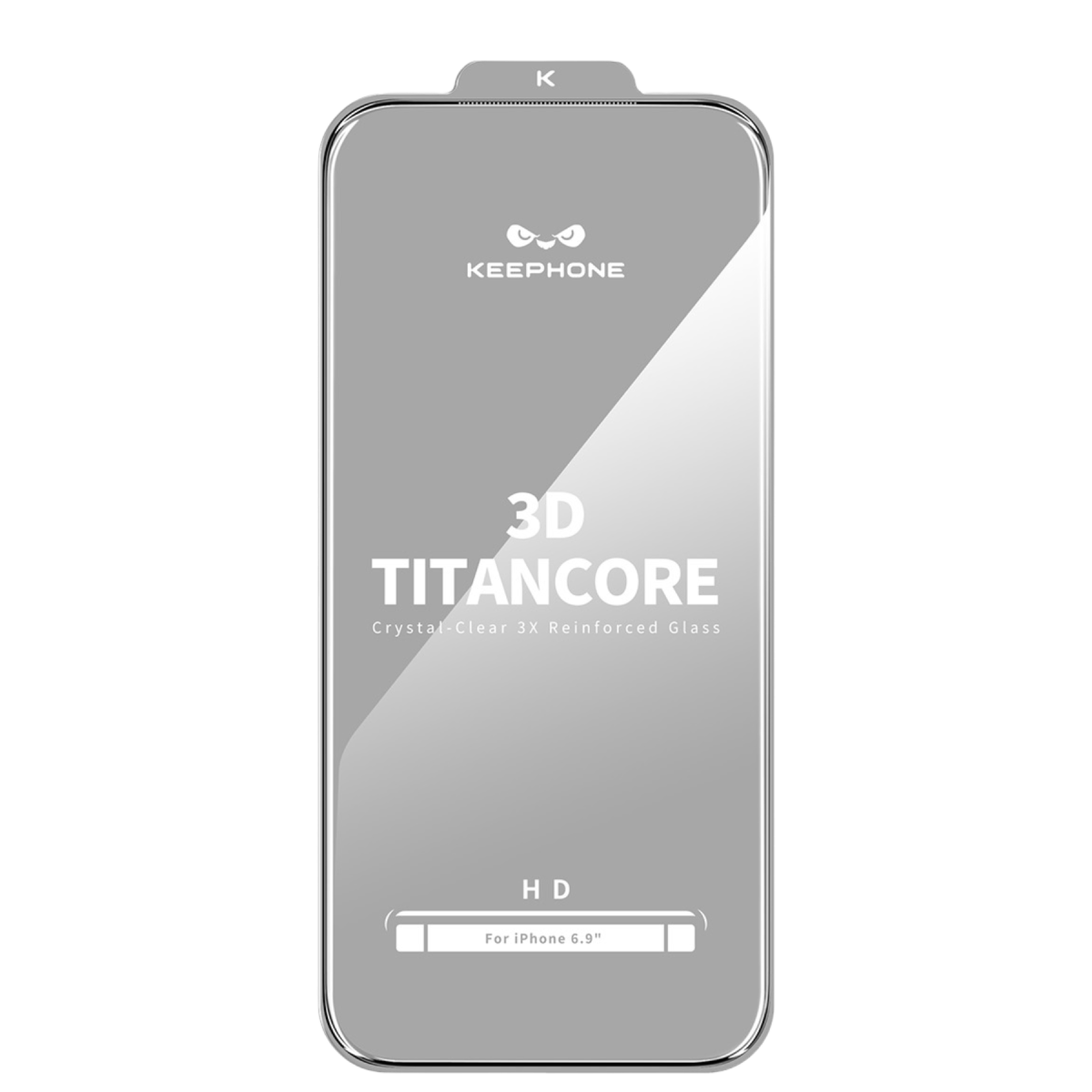 Keephone Apple iPhone 18 Pro/17 Pro Titancore HD Cam Ekran Koruyucu - Şeffaf