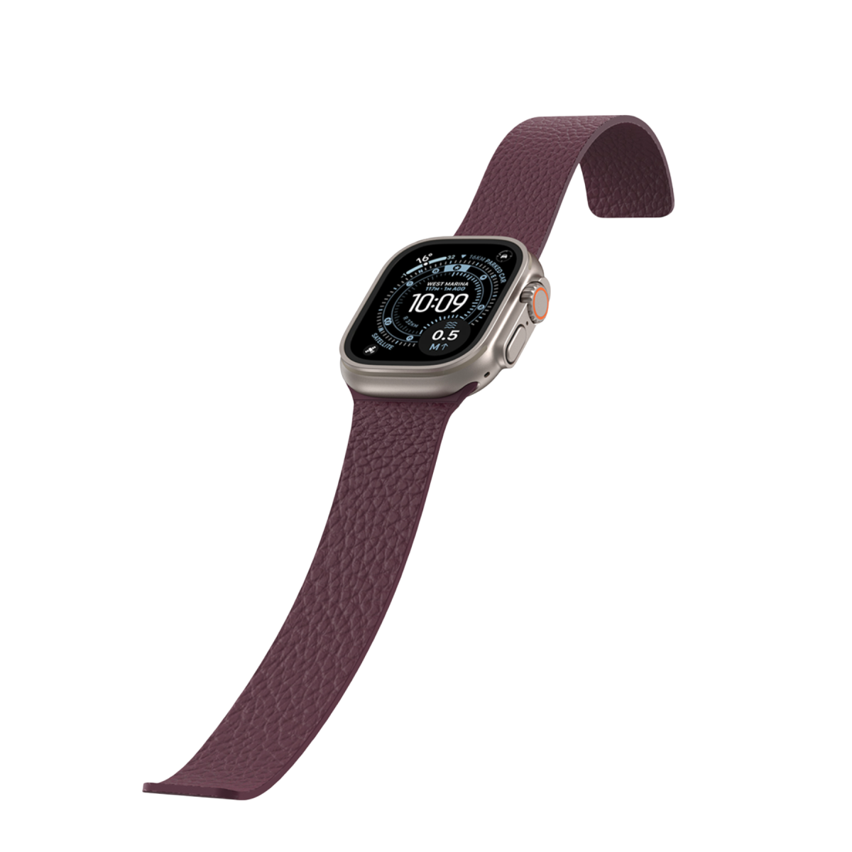 Keephone Apple Watch Ultra 49mm Lycucci Kordon - Bordo