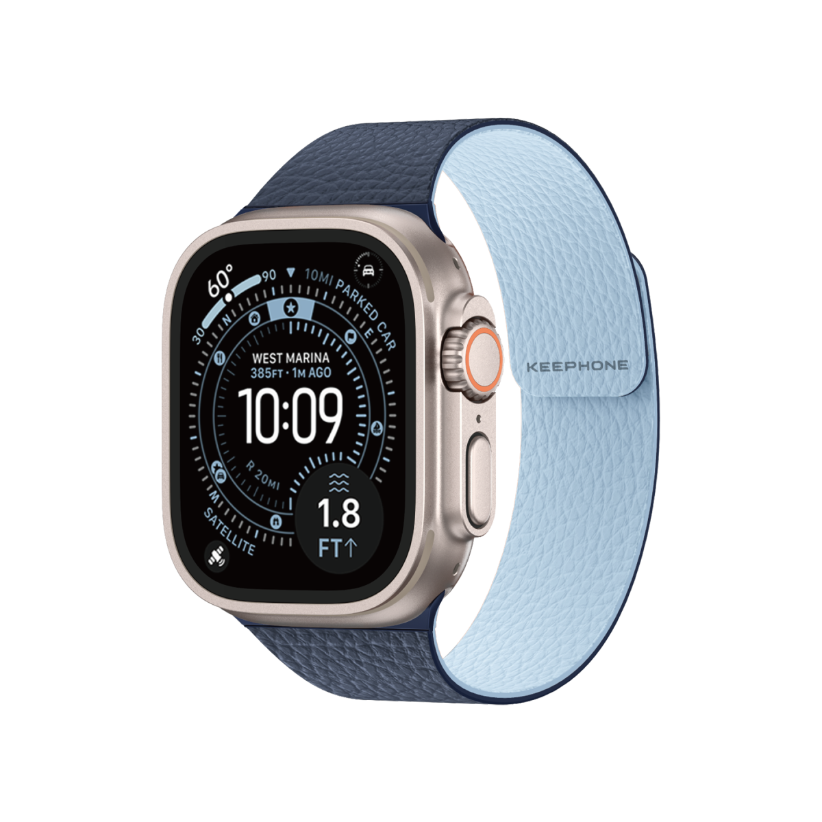 Keephone Apple Watch Ultra 49mm Lycucci Kordon - Lacivert