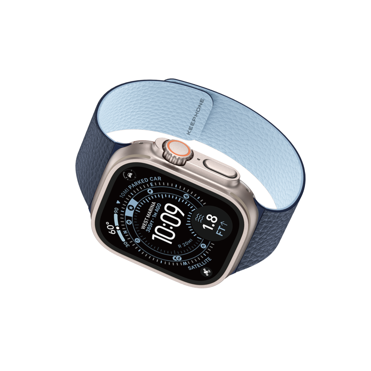 Keephone Apple Watch Ultra 49mm Lycucci Kordon - Lacivert