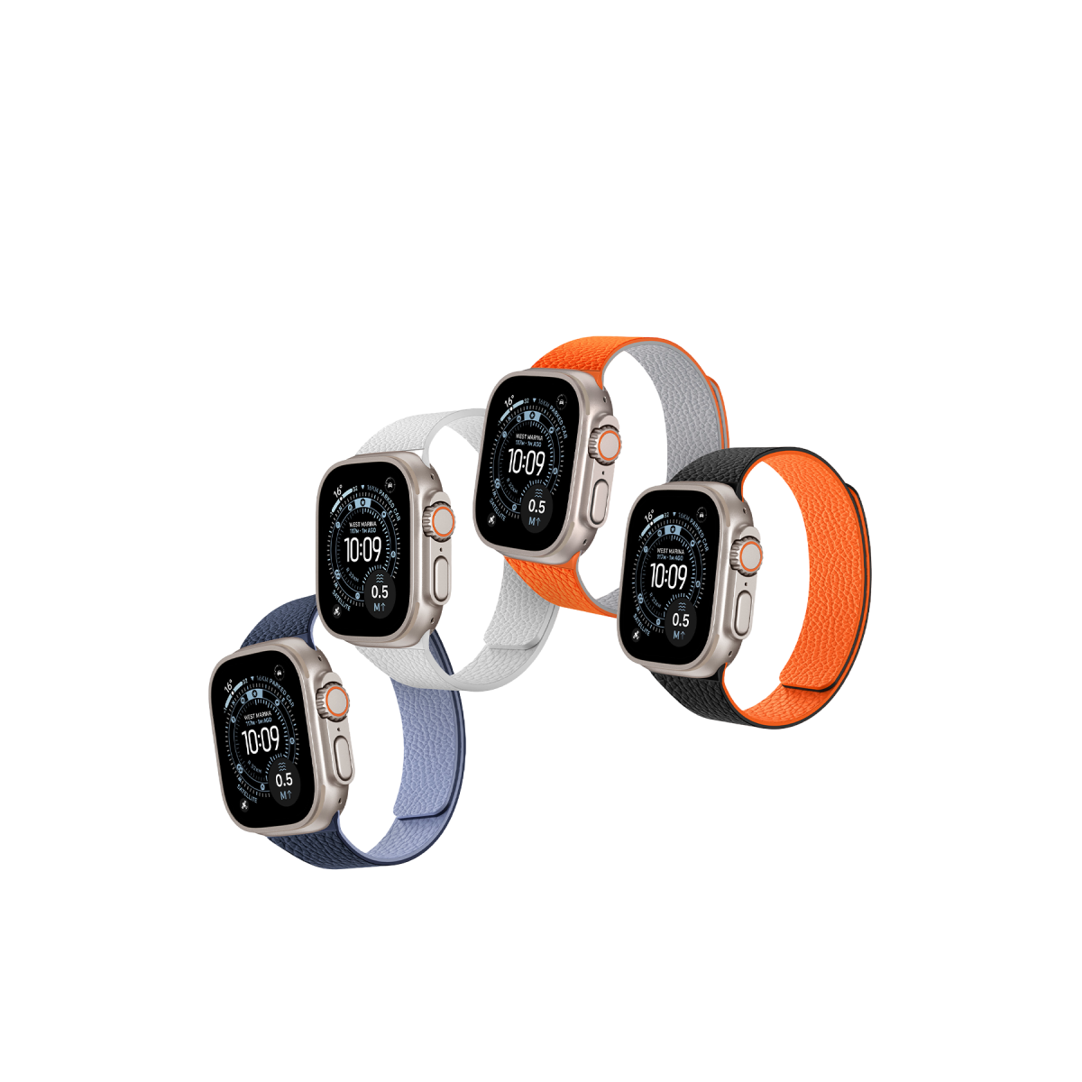 Keephone Apple Watch Ultra 49mm Lycucci Kordon - Turuncu