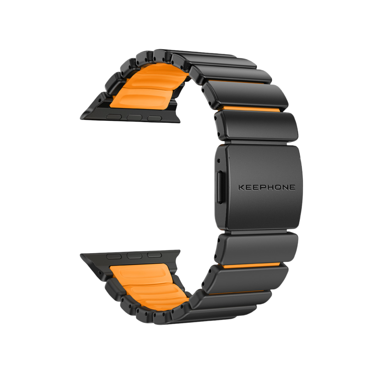 Keephone Apple Watch Ultra 49mm Titan Magband Kordon - Siyah