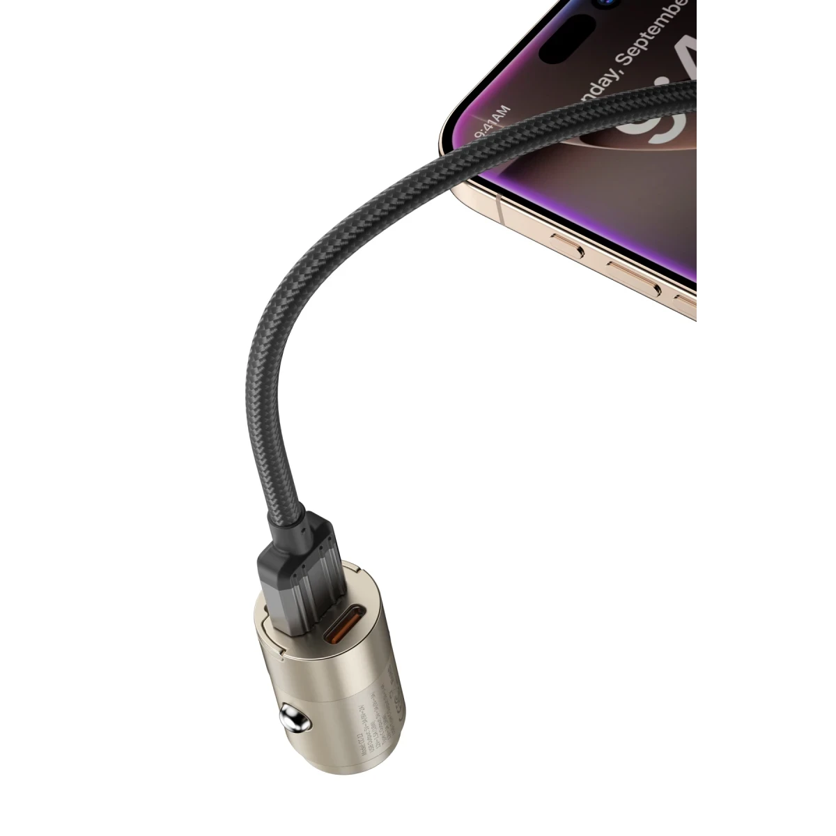 Keephone CarVolt CC12 1 Adet 36W Type-C 1 Adet 18W USB Çıkışlı PD Hızlı Araç Şarj - Titanyum