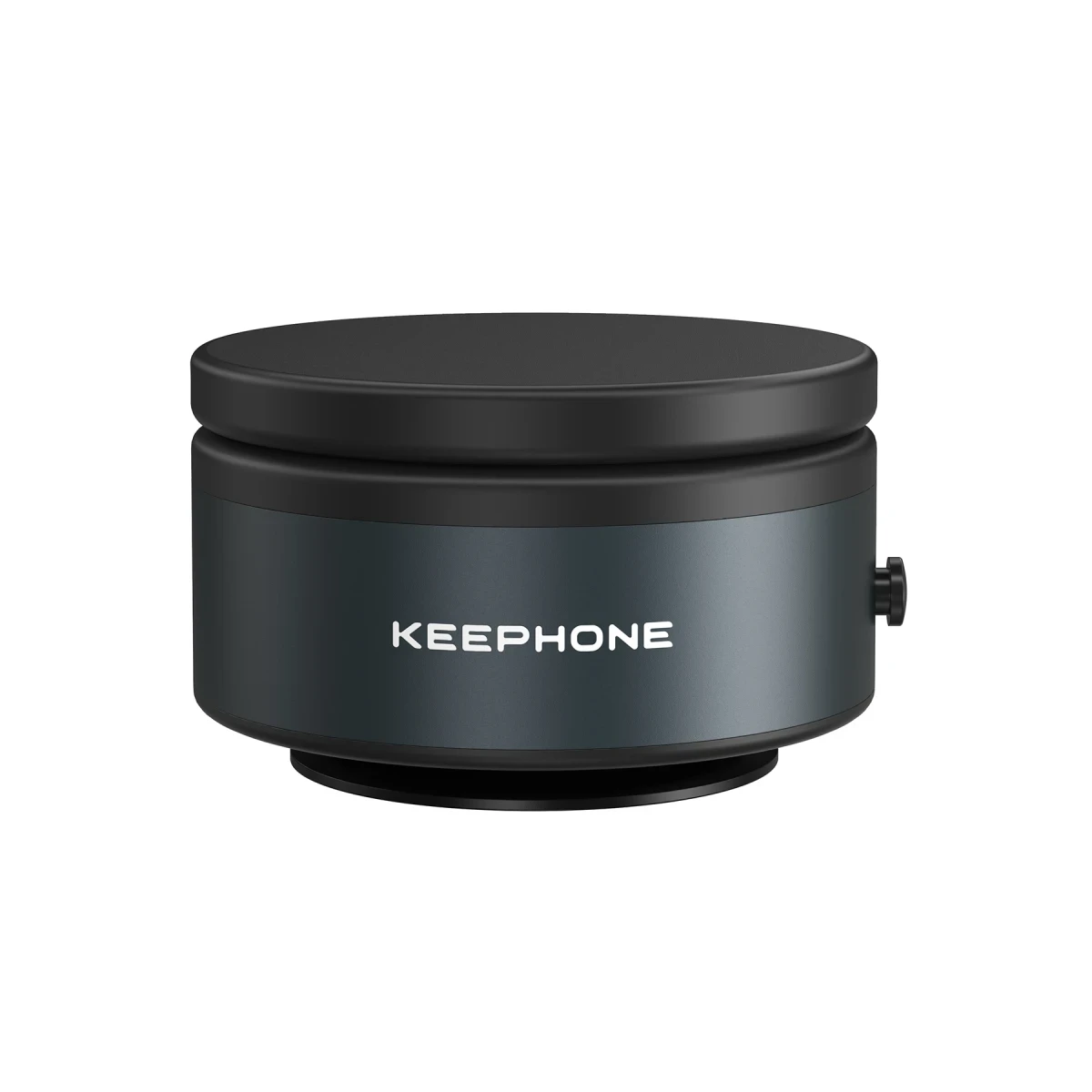 Keephone CR107 Vantuzlu 360 Derece Ayarlanabilir Kablosuz Şarj Destekli Manyetik Magsafe Telefon Tutucu - Koyu Gri