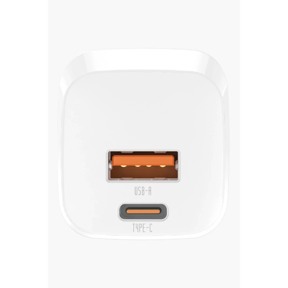 Keephone GaN Wall CH23091 30W 1 Adet Type-C ve 1 Adet USB Çıkışlı GaN Şarj Cihazı - Siyah