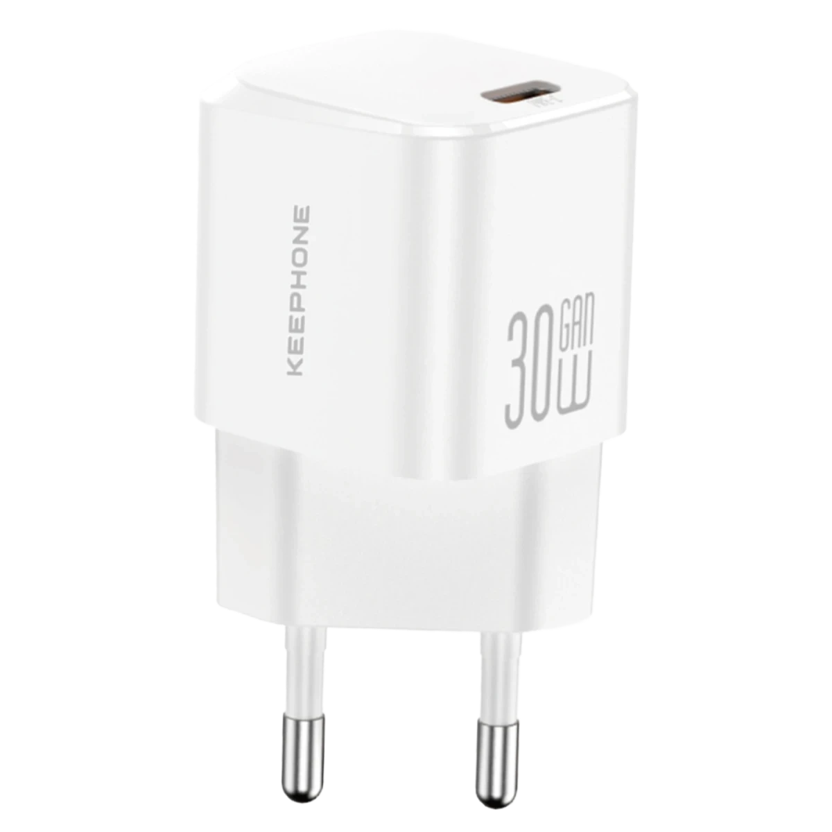 Keephone GaN Wall CH23092 1 Adet 30W Type-C Çıkışlı GaN Şarj Cihazı - Beyaz