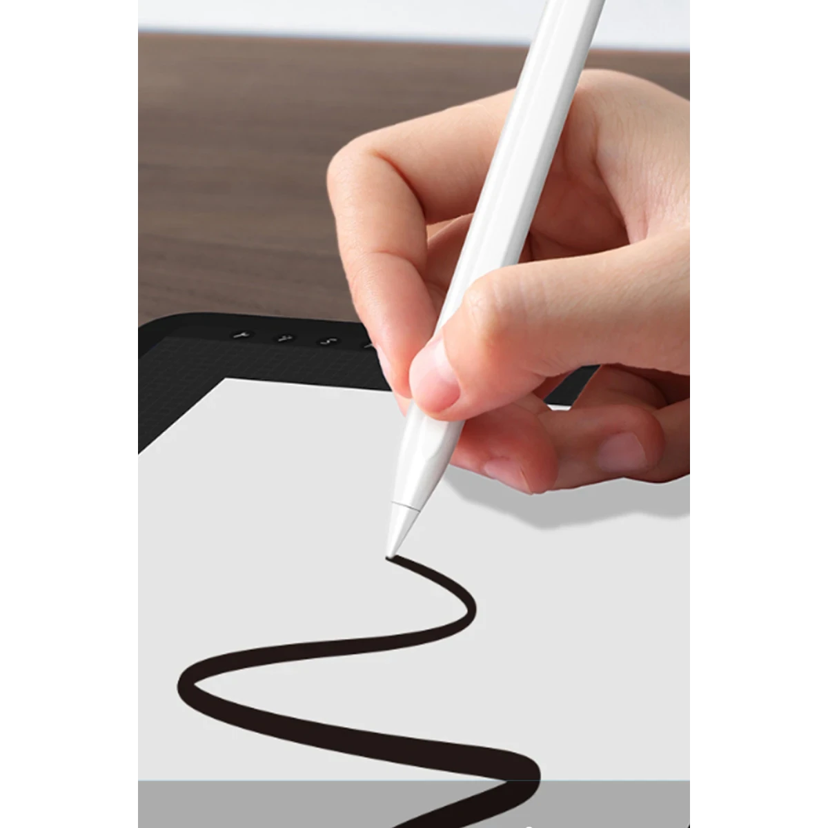 Keephone IPEN-03 iPad Uyumlu Magsafe Şarj Destekli Dokunmatik Stylus Pen Kalem - Beyaz