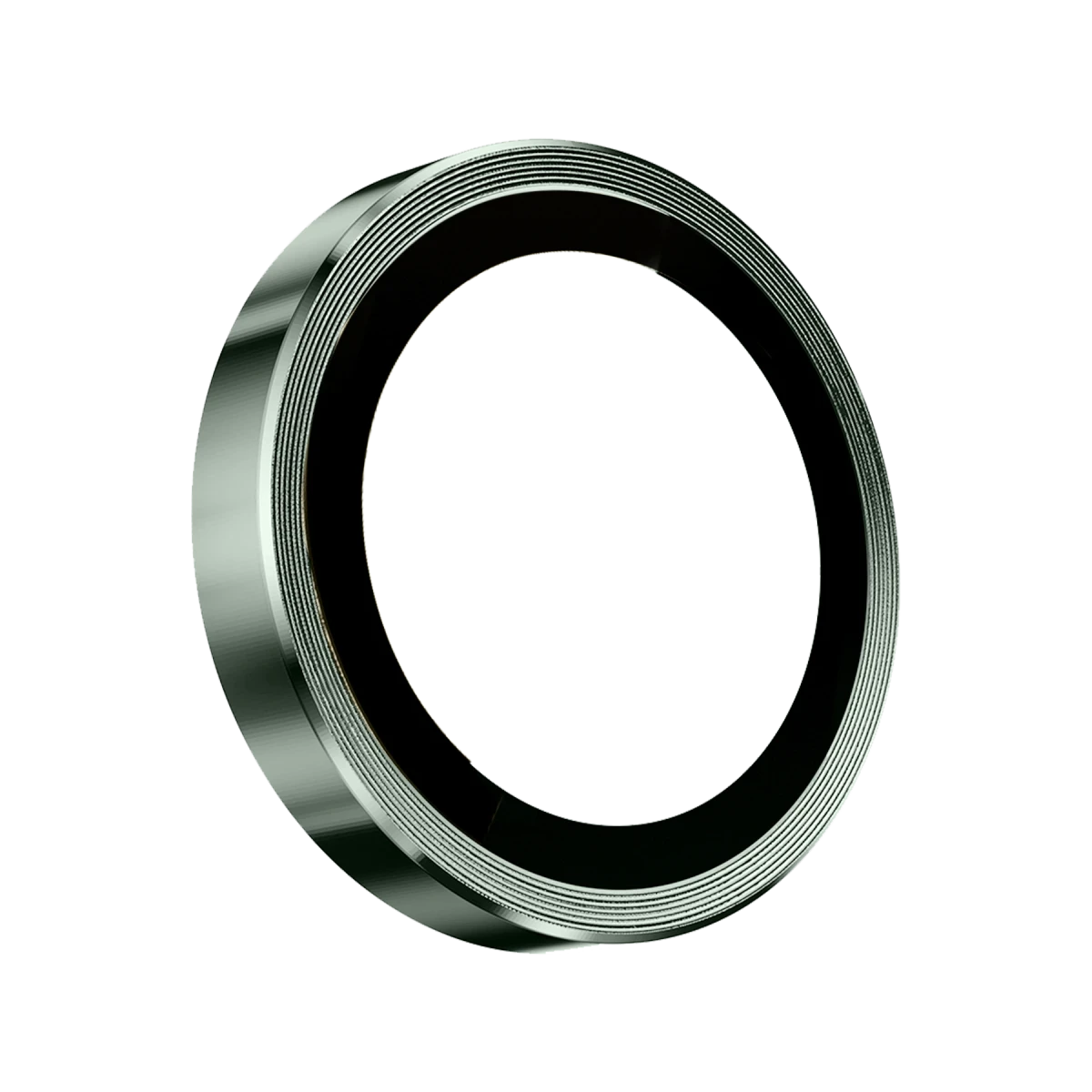 Keephone iPhone 15 3D Spiral Alüminyum AR Kamera Lens Koruyucu - Açık Yeşil