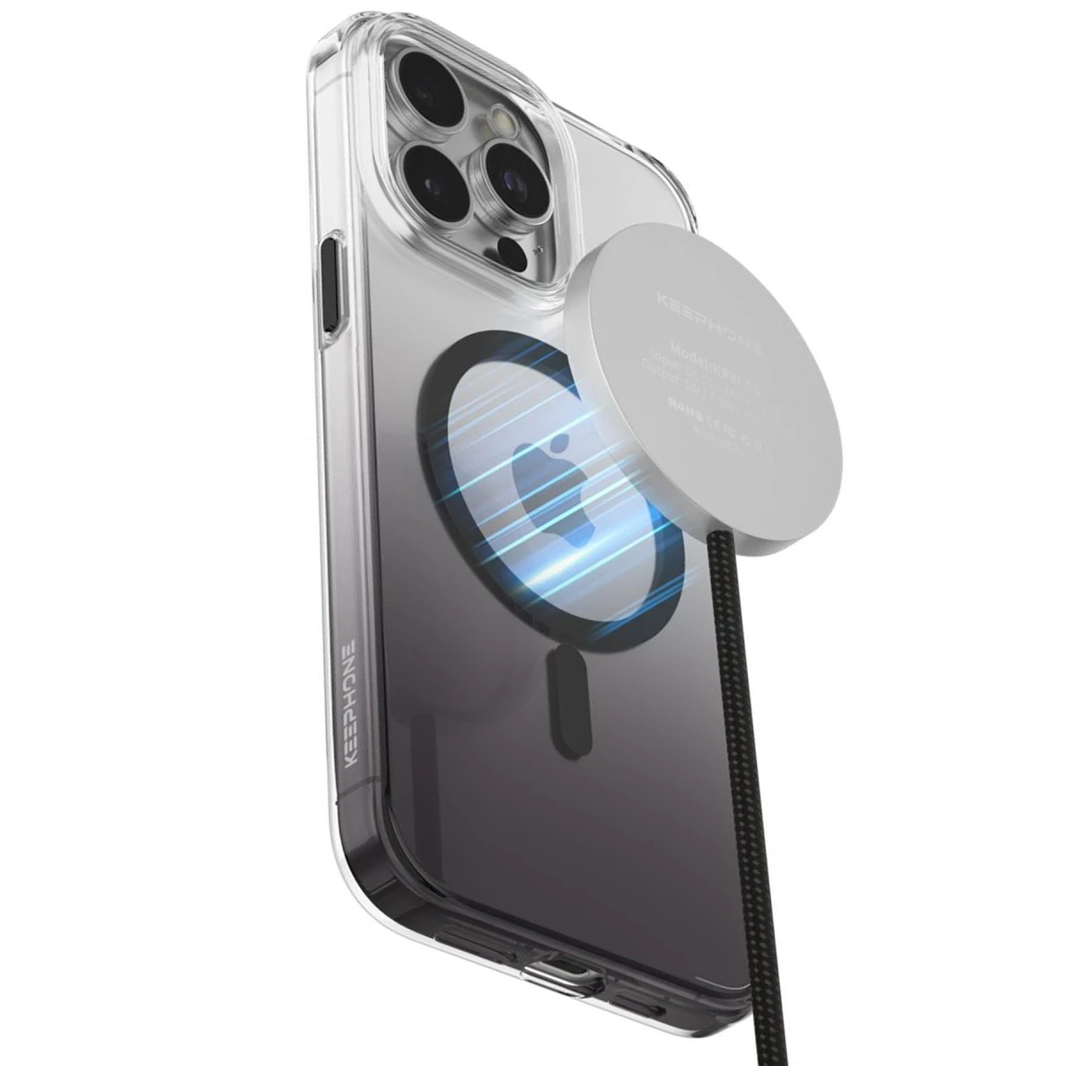 Keephone Apple iPhone 15 Aurora Pro Magsafe Kılıf - Mavi