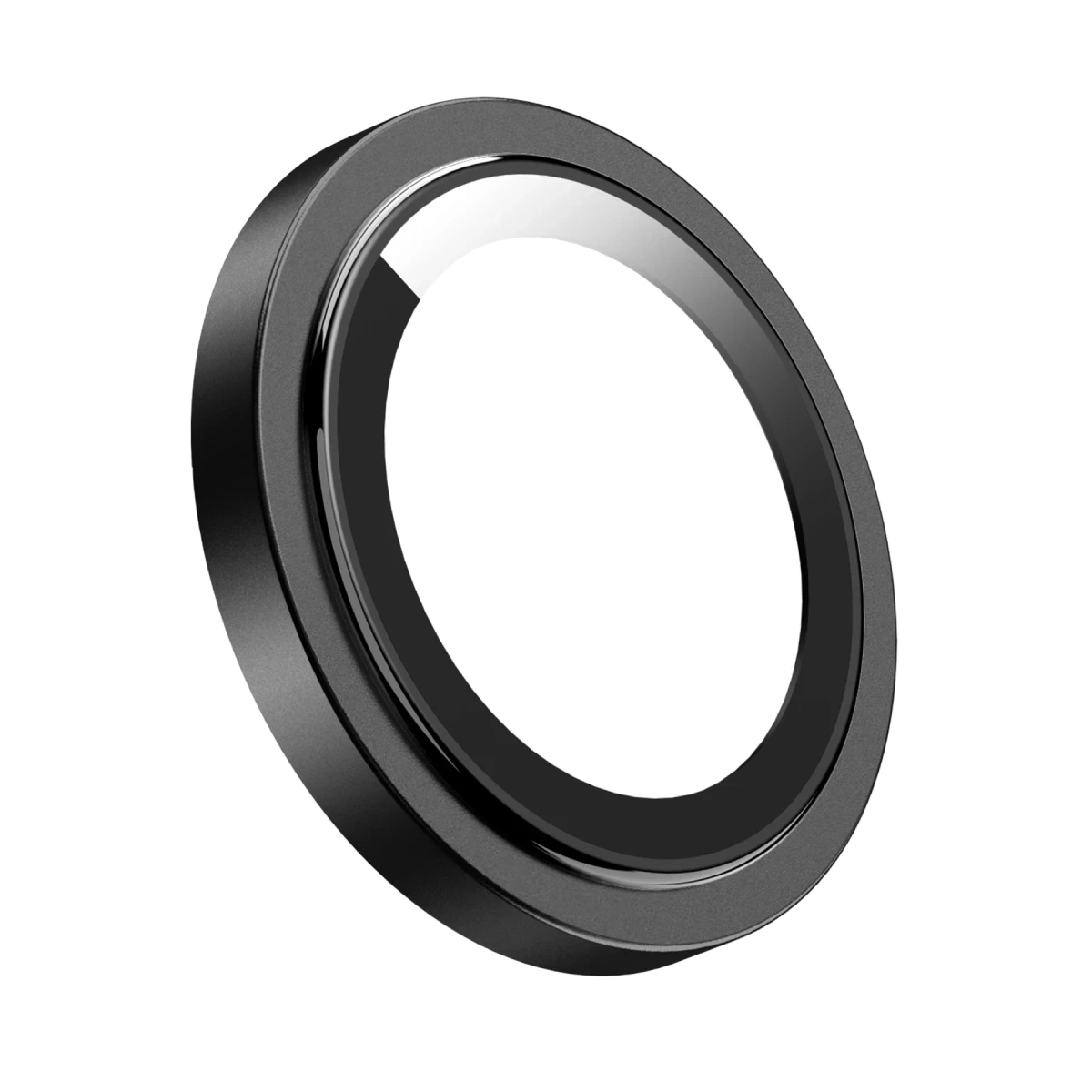 Keephone iPhone 15 Capital Alüminyum AR Kamera Lens Koruyucu - Siyah