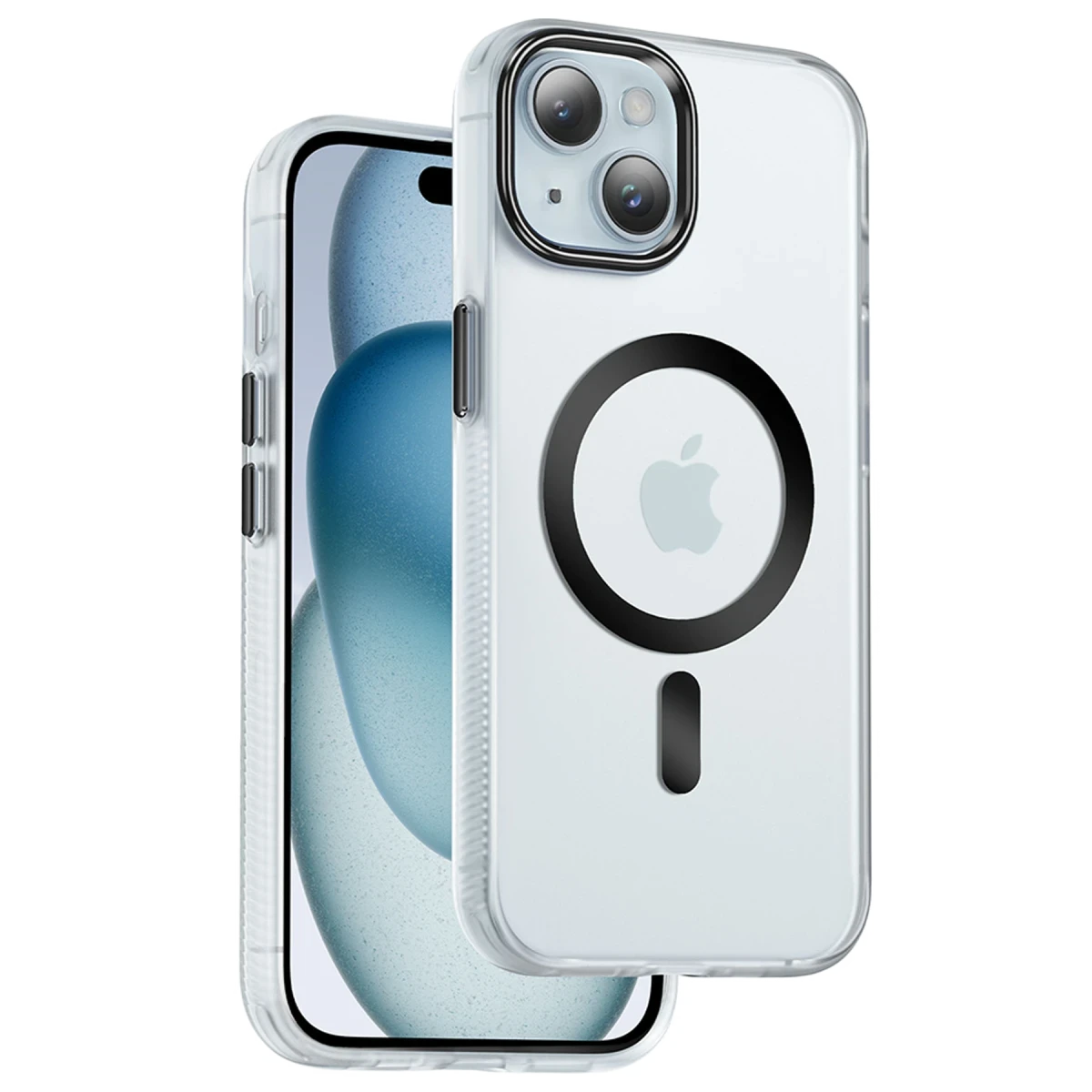 Keephone iPhone 15 Dazzle Pro Matte Magsafe Kılıf - Siyah