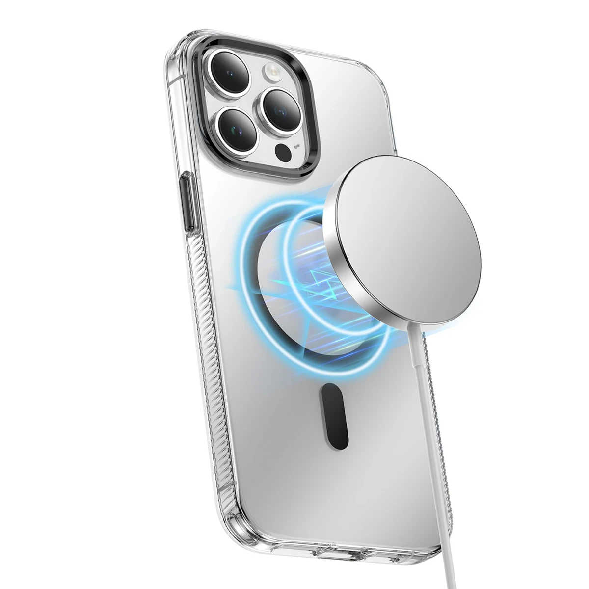 Keephone Apple iPhone 15 Dazzle Pro Matte Magsafe Kılıf - Çöl Titanyum