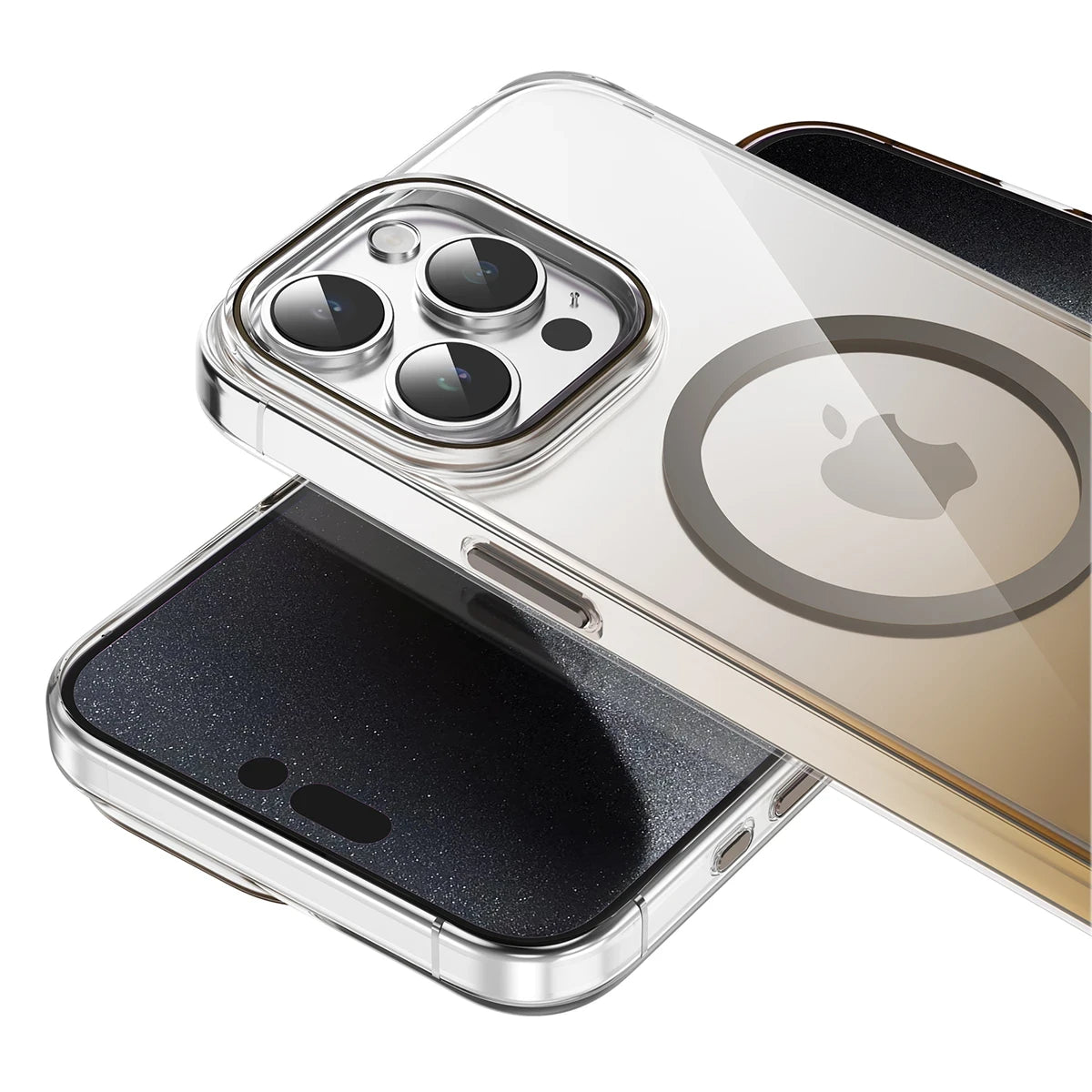 Keephone Apple iPhone 15 Pro Max Aurora Pro Magsafe Kılıf - Mor