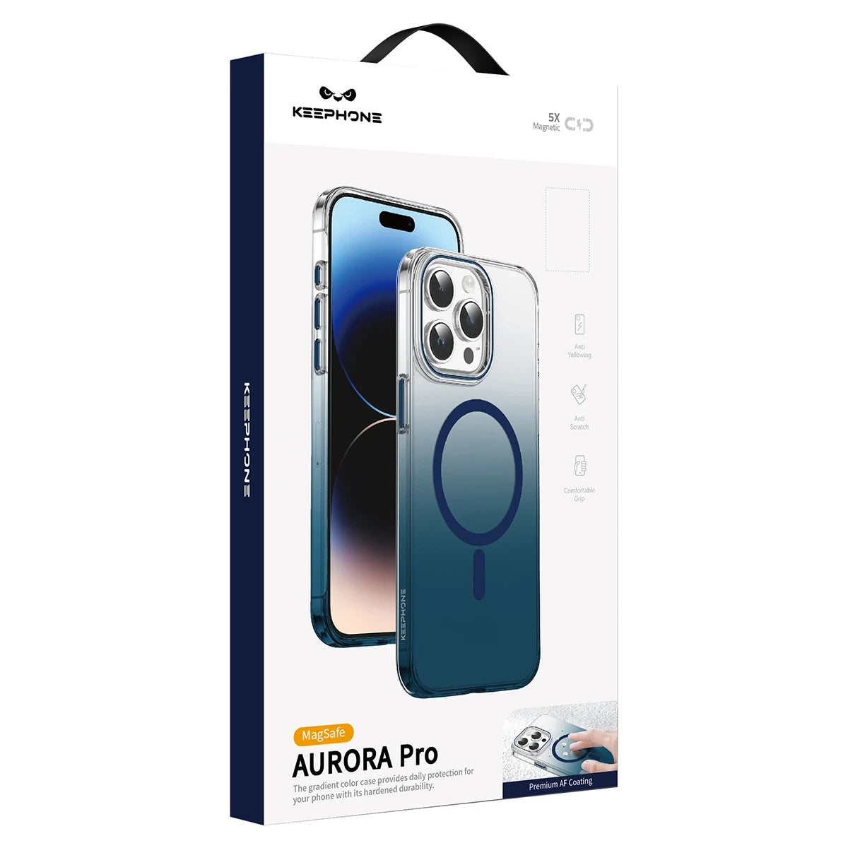 Keephone Apple iPhone 15 Pro Max Aurora Pro Magsafe Kılıf - Titan Gold