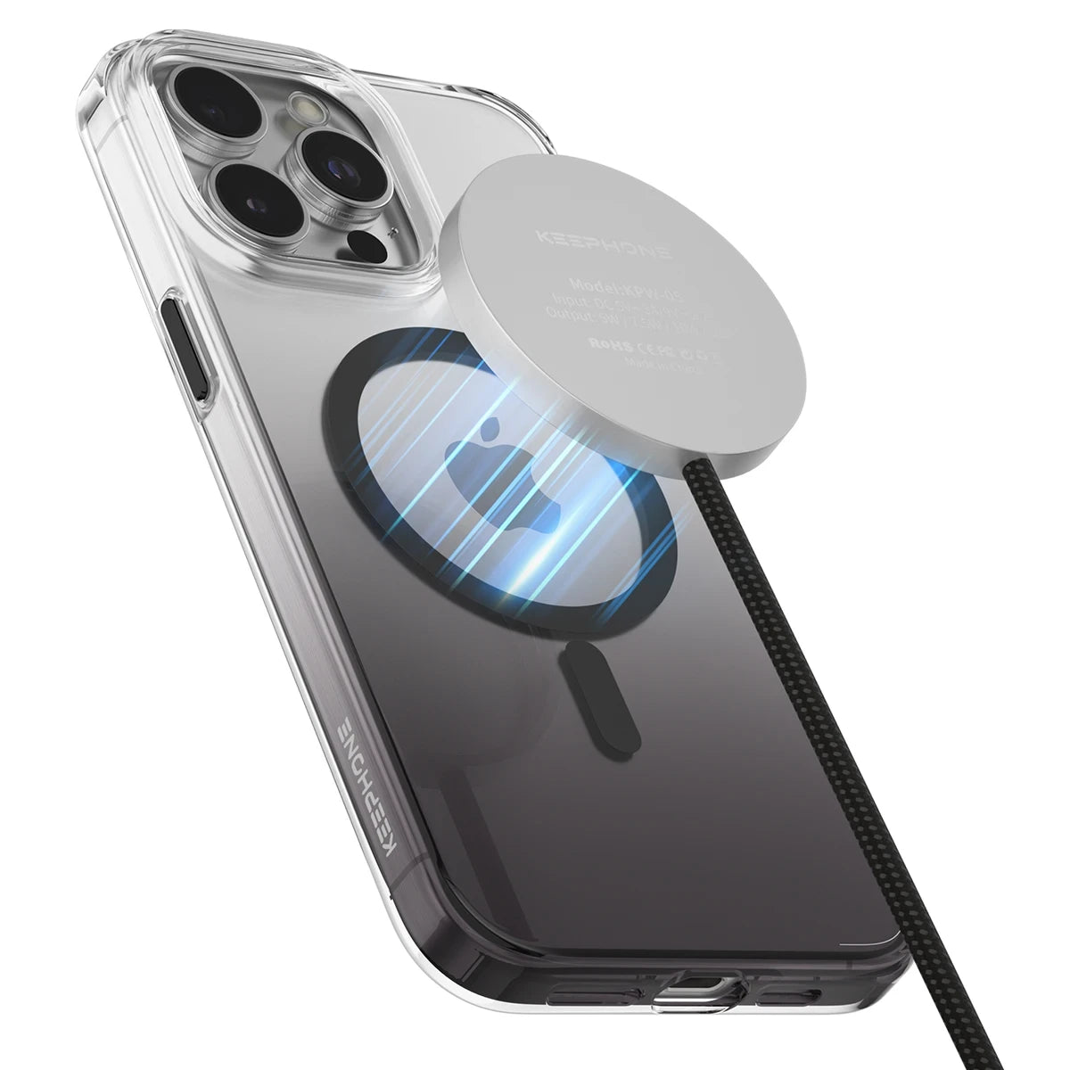 Keephone Apple iPhone 15 Pro Max Aurora Pro Magsafe Kılıf - Titan Gold