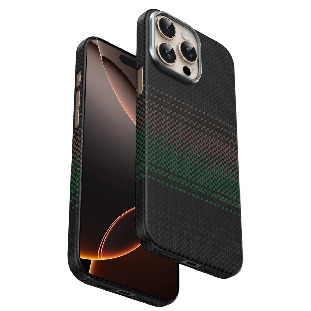 Keephone iPhone 15 Pro Max Kevlar Seanova Magsafe Kılıf - Şafak