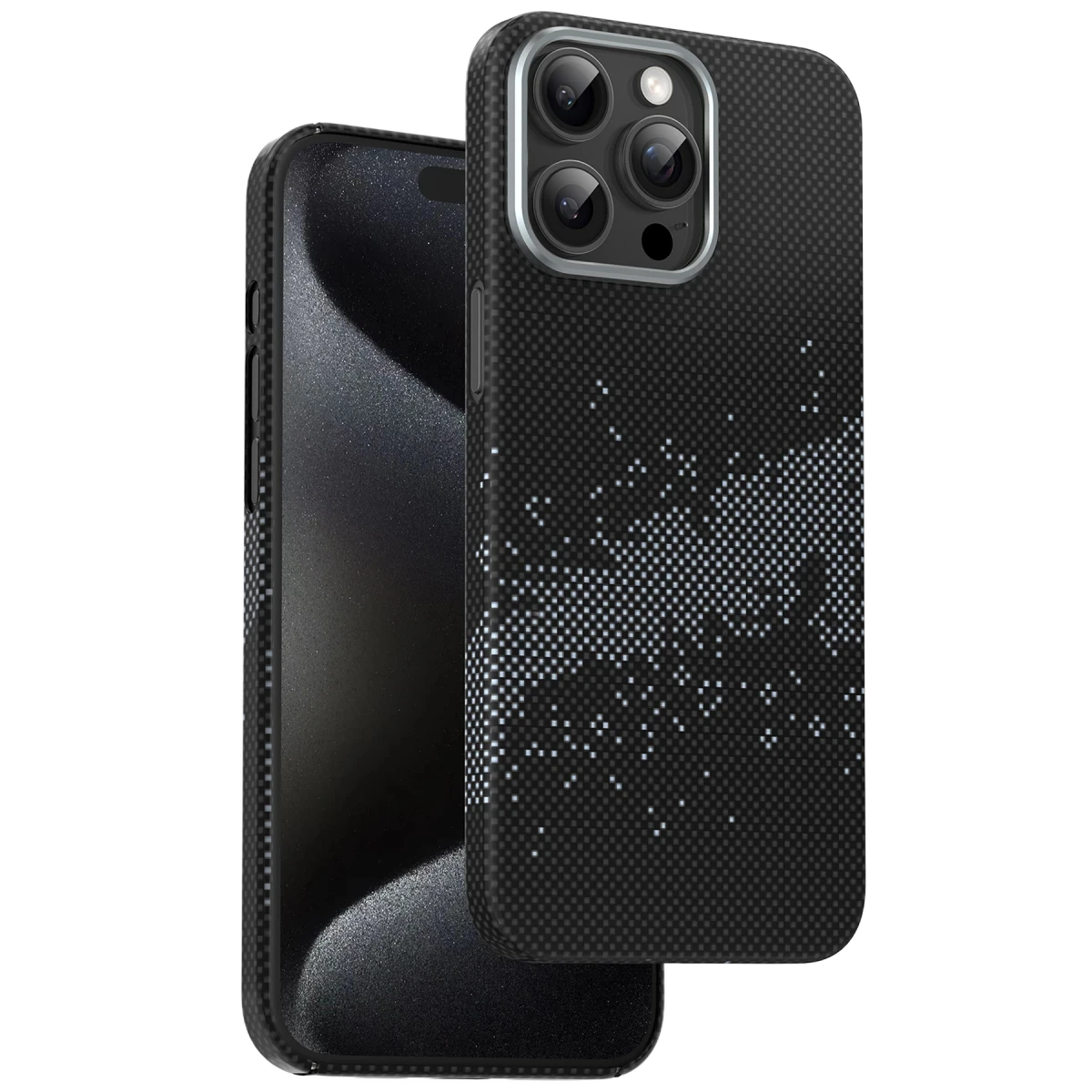 Keephone iPhone 15 Pro Max Kevlar Seanova Magsafe Kılıf - Yıldız Işığı