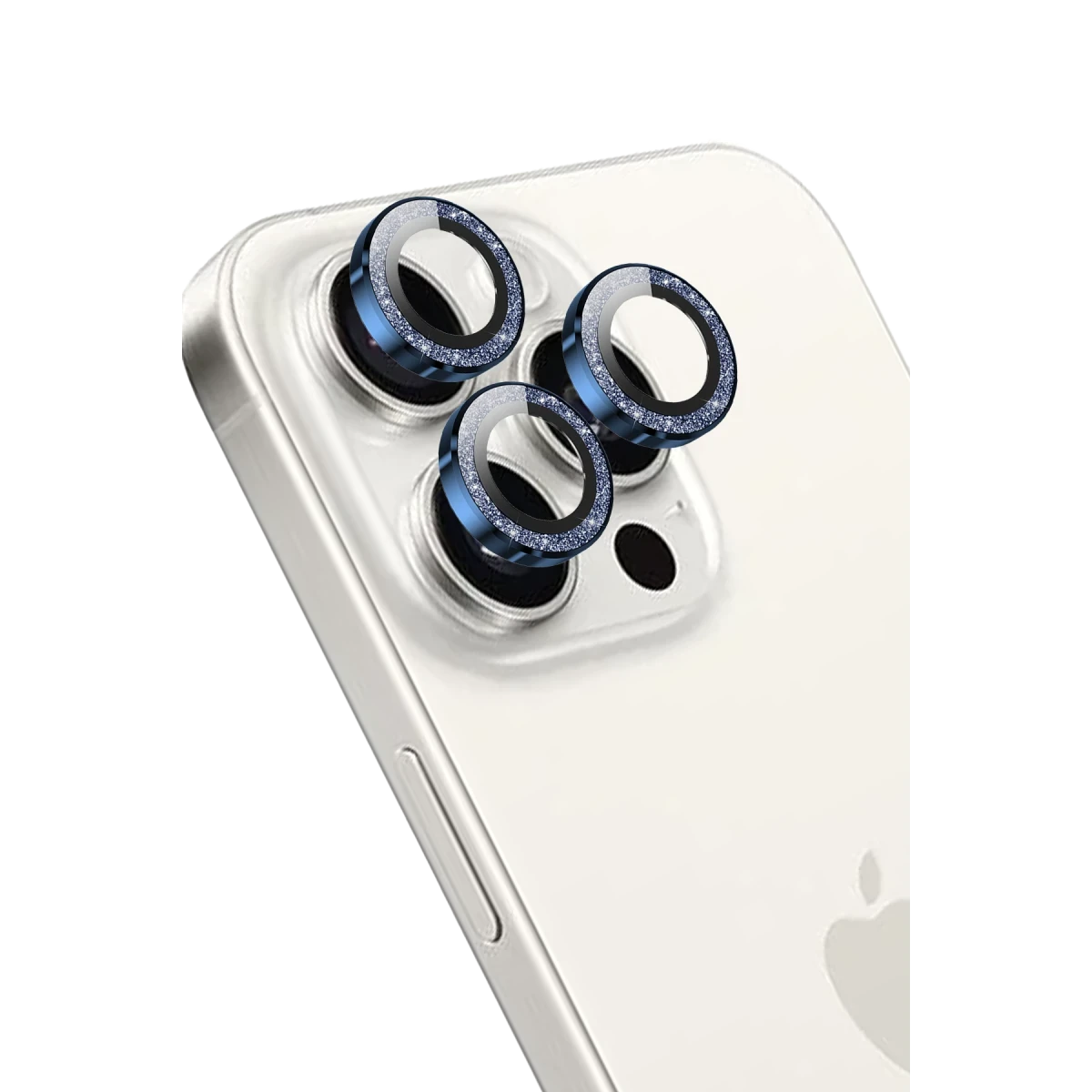 Keephone iPhone 15 Pro Max Maria Simli Kamera Lens Koruyucu - Lacivert