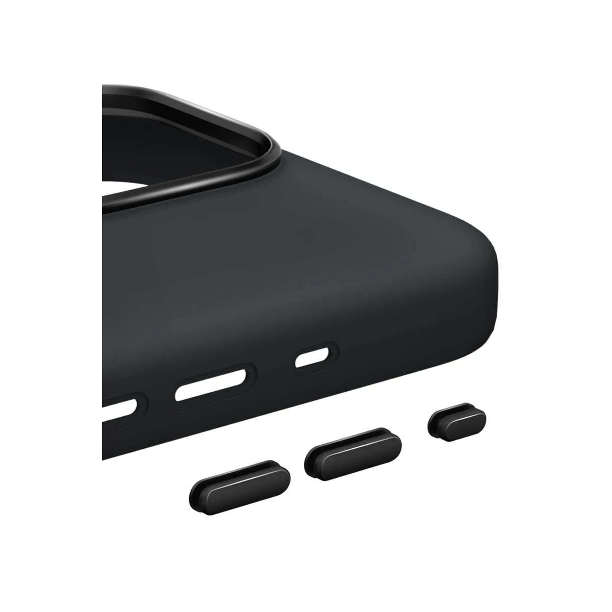 Keephone iPhone 15 Rosana Silikon Kılıf - Pembe