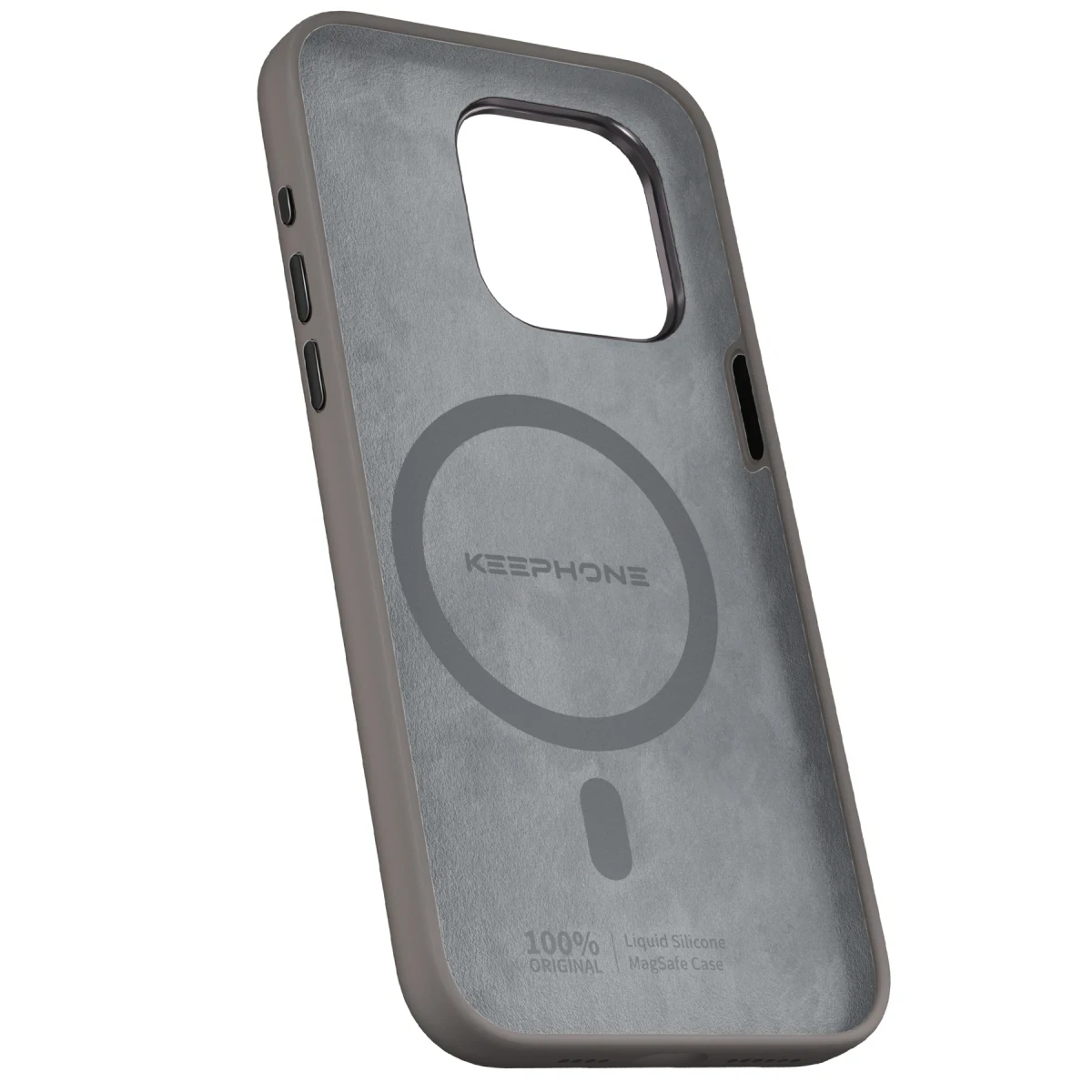 Keephone iPhone 15 Rosana Silikon Kılıf - Siyah