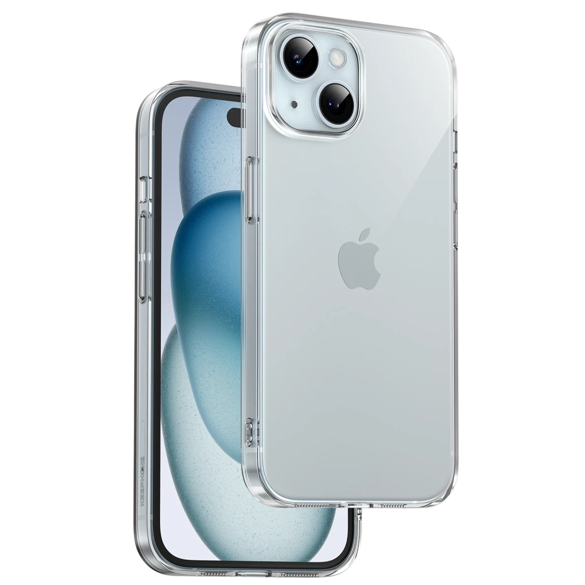 Keephone Apple iPhone 15 X-Crystal Slim Kılıf - Şeffaf