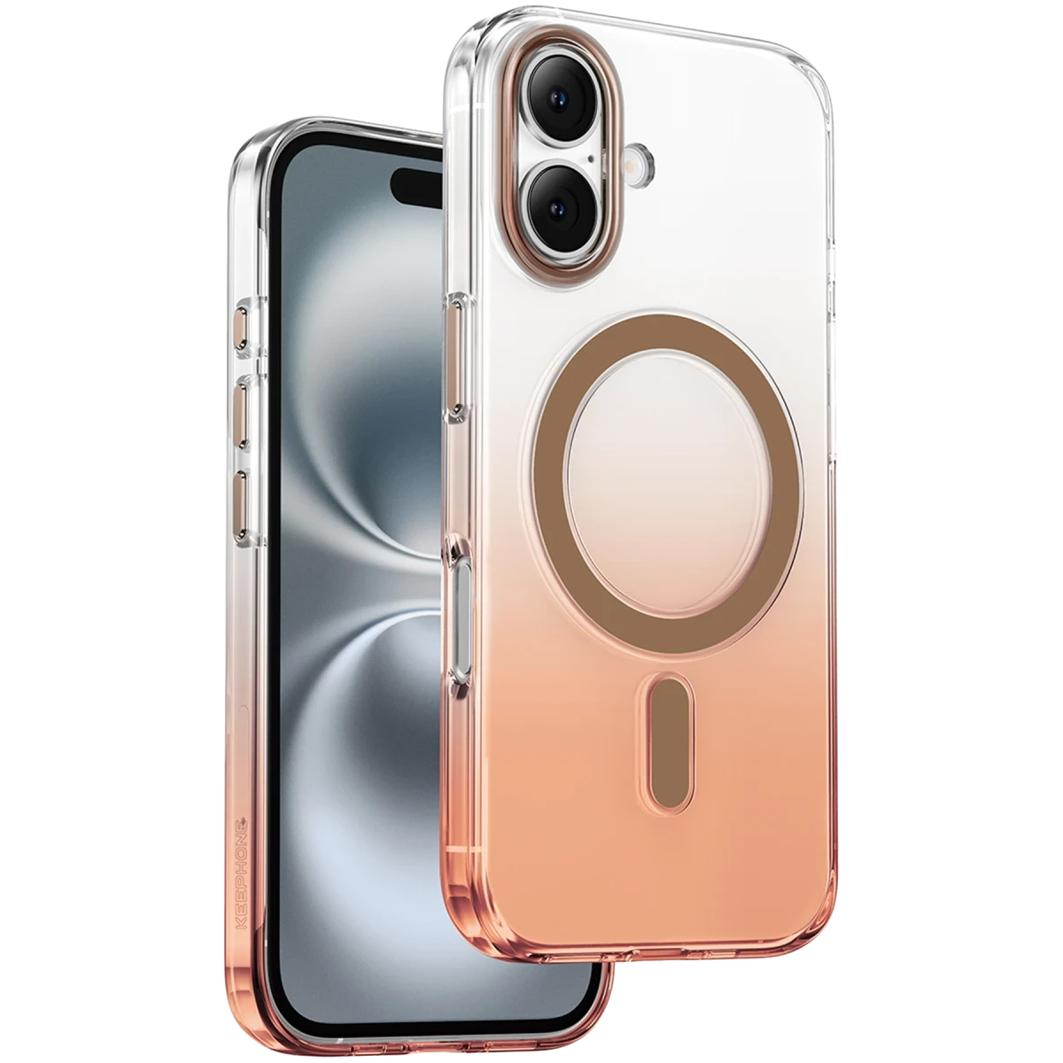 Keephone Apple iPhone 16 Aurora Pro Magsafe Kılıf - Çöl Titanyum